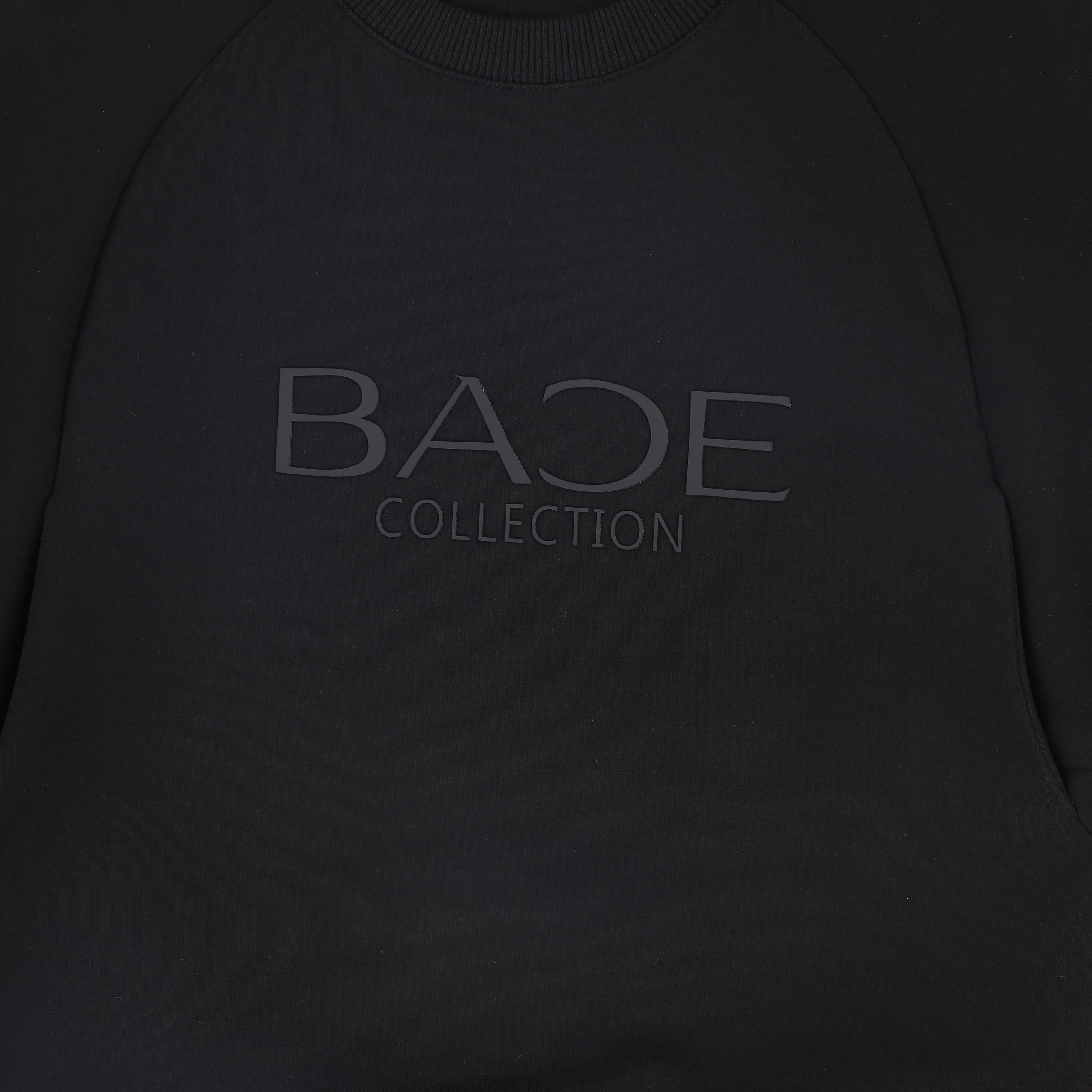 BACE COLLECTION BLACK TONAL PRINTED SWEATSHIRT [FINAL SALE] - Image 3