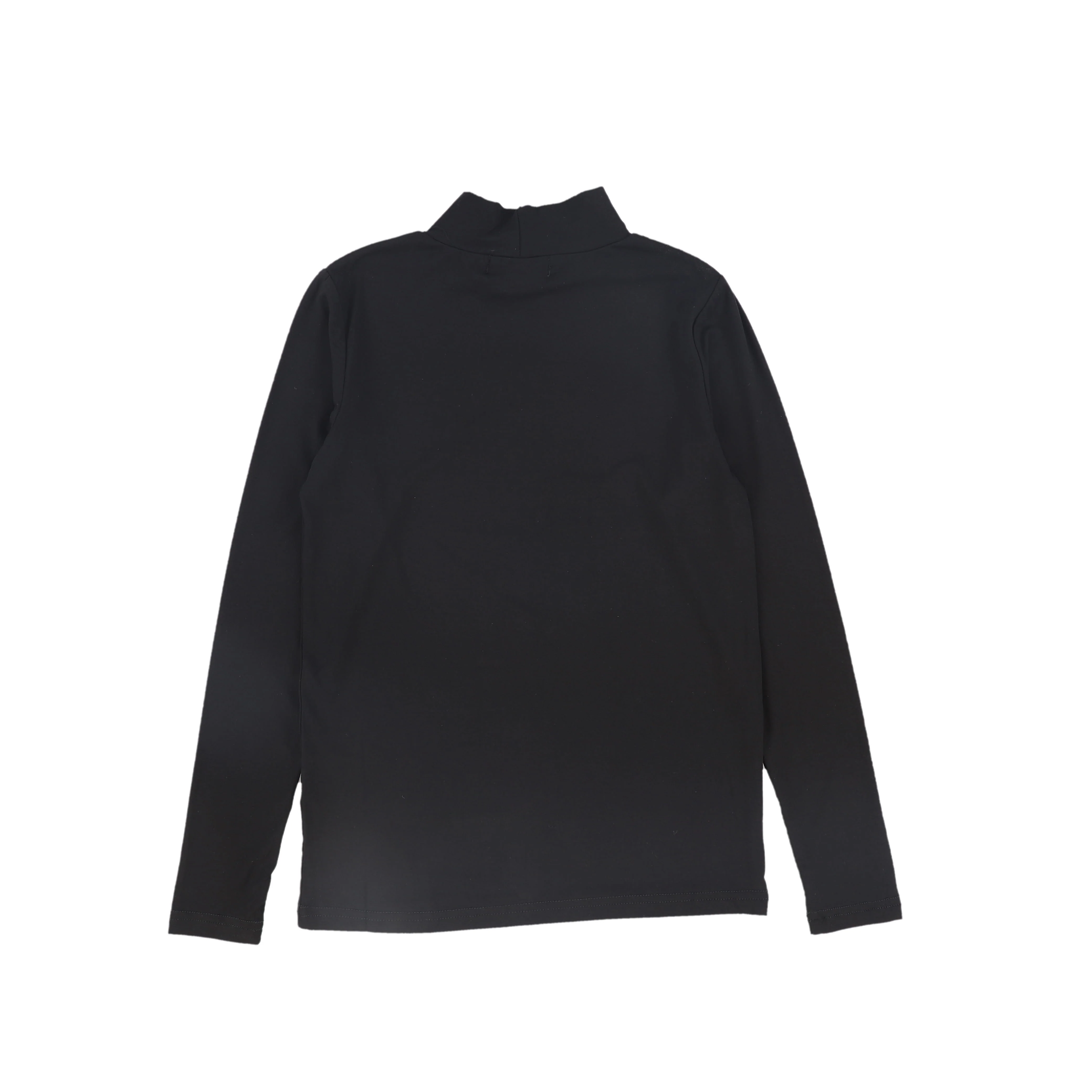 BACE COLLECTION BLACK TONAL PRINTED TURTLENECK [FINAL SALE] - Image 2