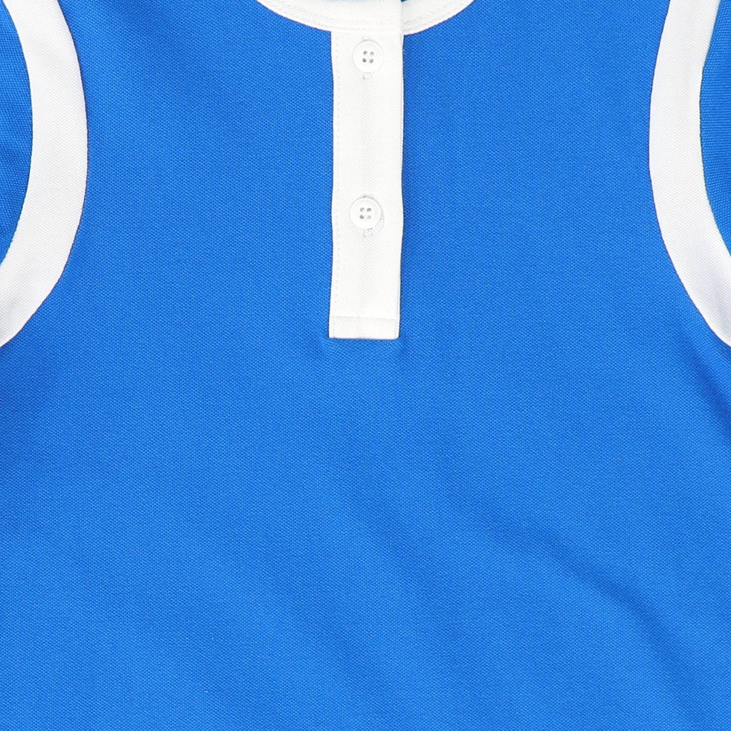 BACE COLLECTION BLUE PIQUE VARSITY LS TEE [FINAL SALE] - Image 3