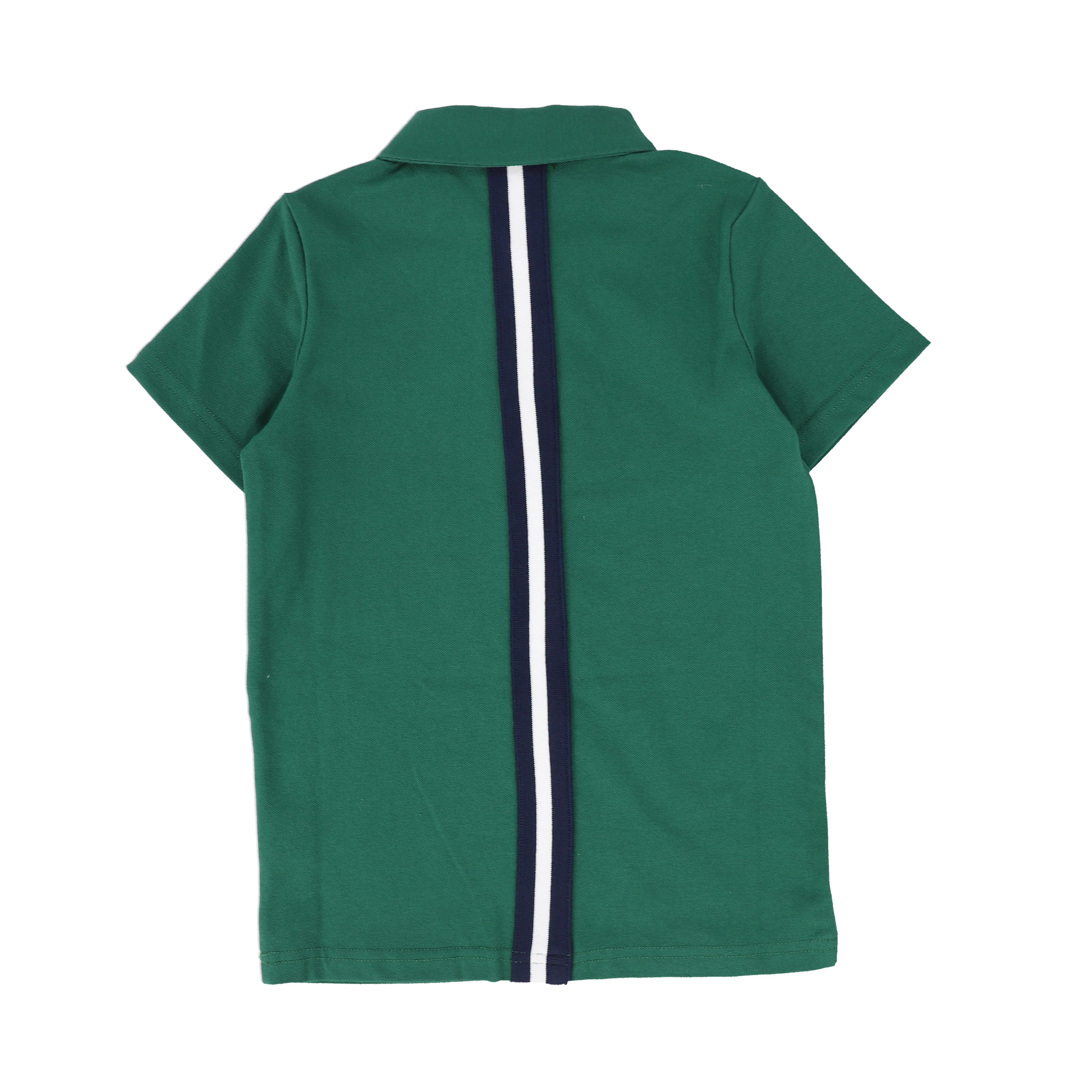 BACE COLLECTION GREEN VARSITY SS POLO [FINAL SALE] - Image 2