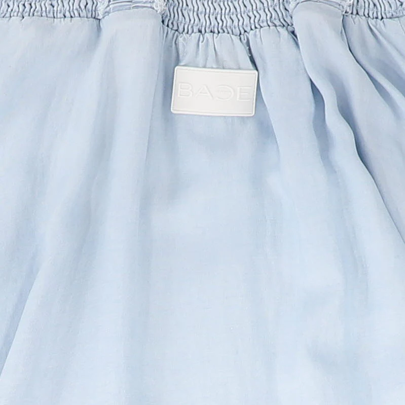 BACE COLLECTION LIGHT BLUE DENIM ASYMETRICAL MAXI JUMPER [FINAL SALE] - Image 3