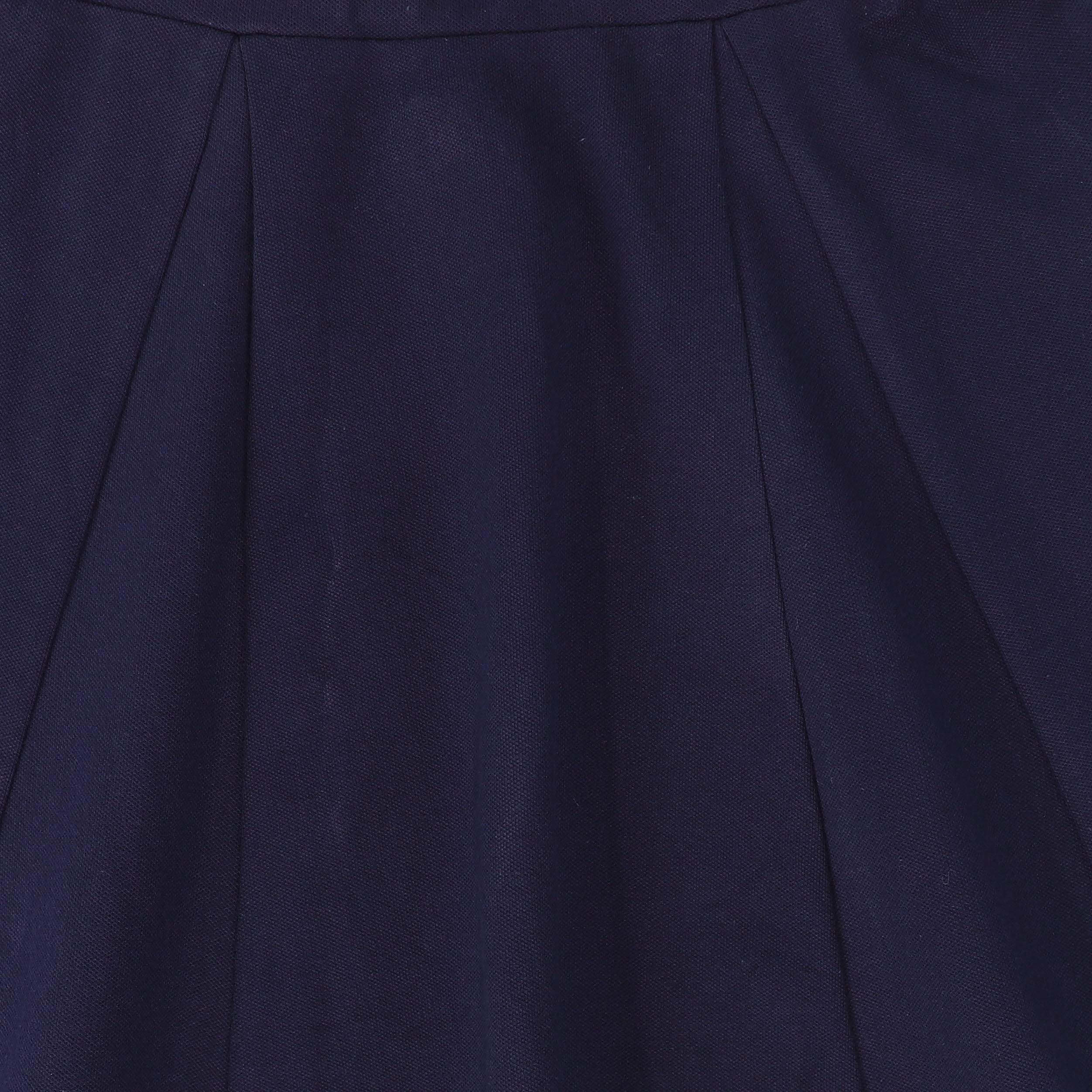 BACE COLLECTION NAVY PIQUE CIRCLE SKIRT [FINAL SALE] - Image 3
