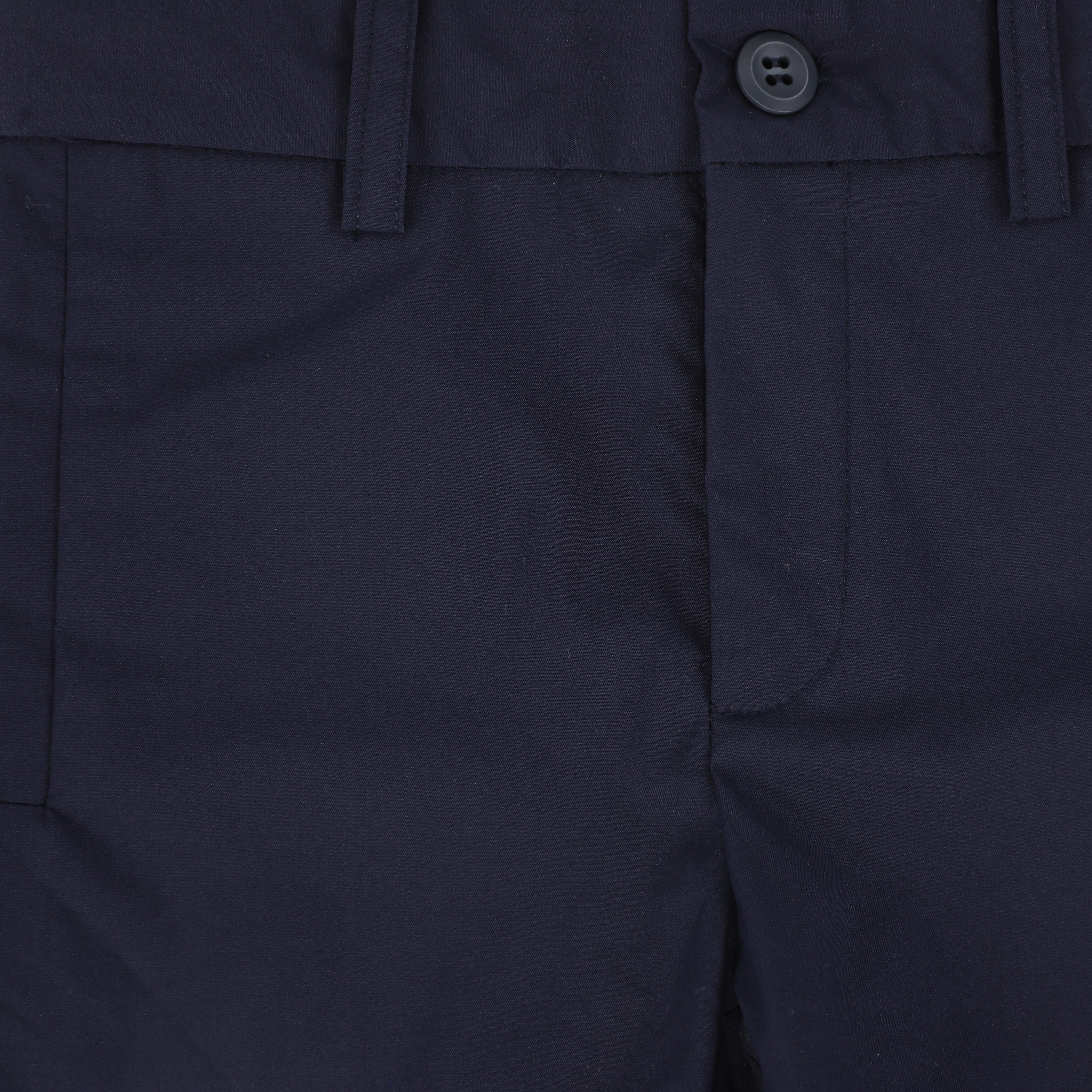 BACE COLLECTION NAVY POPLIN SHORTS [FINAL SALE] - Image 3