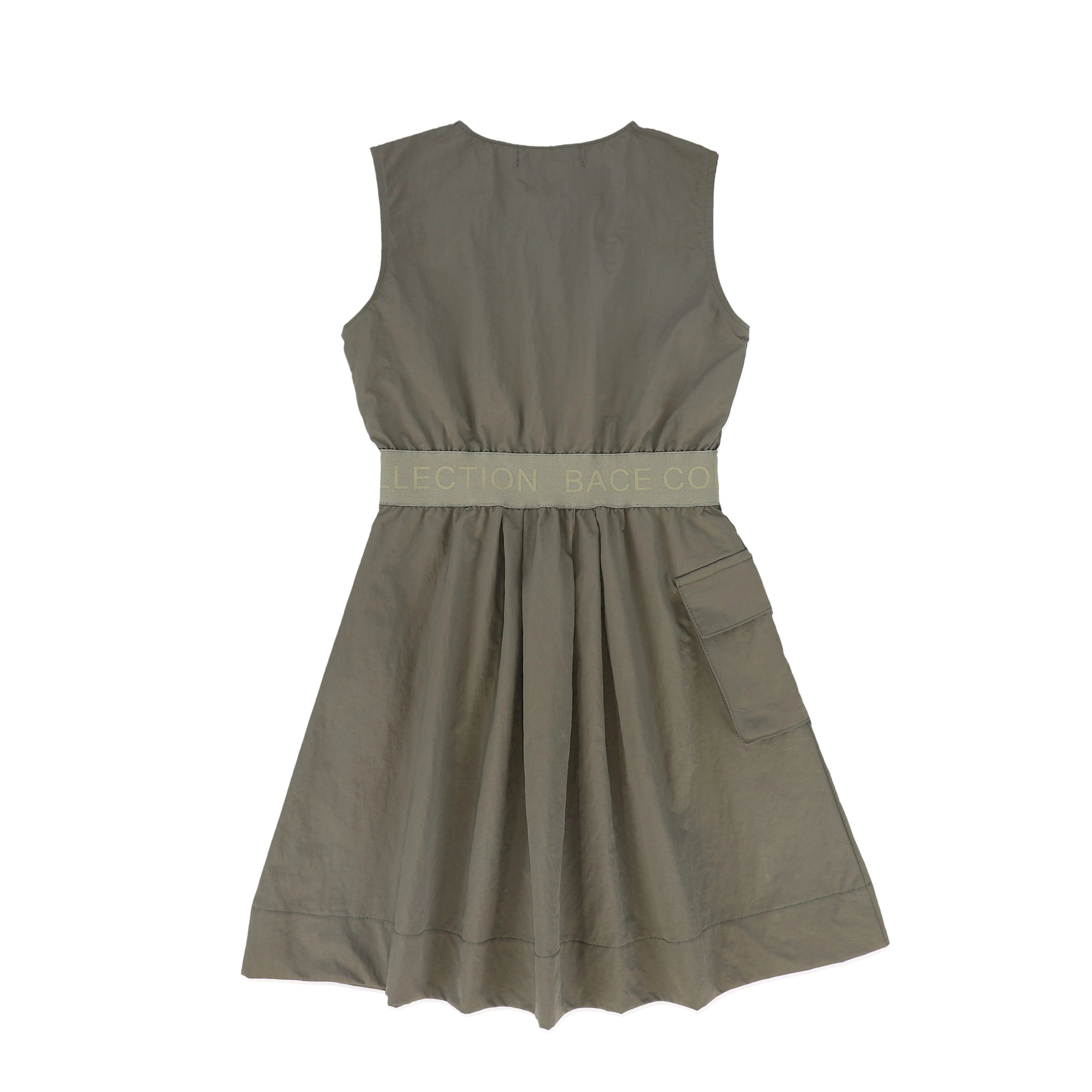 BACE COLLECTION OLIVE ZIPPER CARGO JUMPER [FINAL SALE] - Image 2