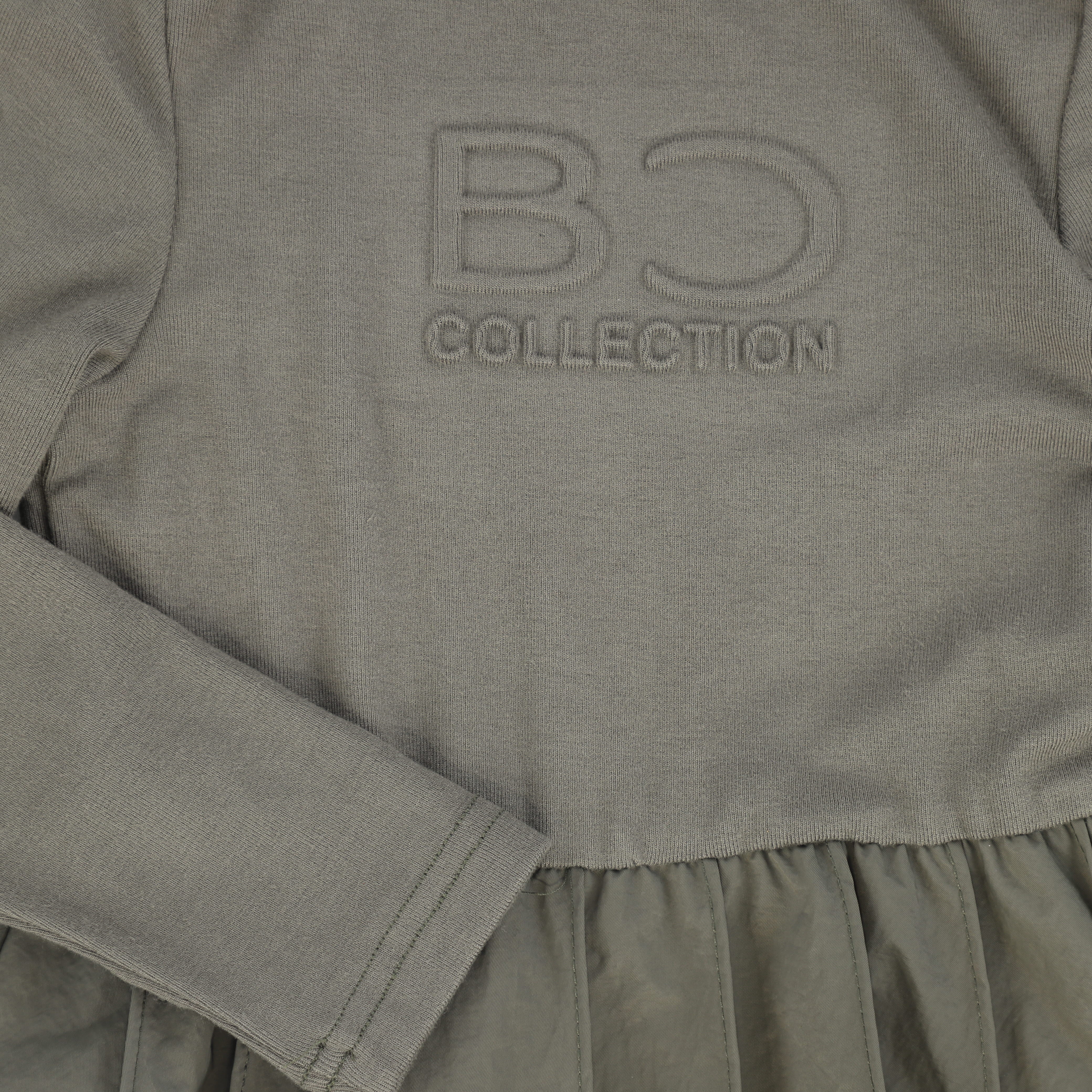 BACE COLLECTION OLIVE MOCKNECK CARGO DRESS [FINAL SALE] - Image 3