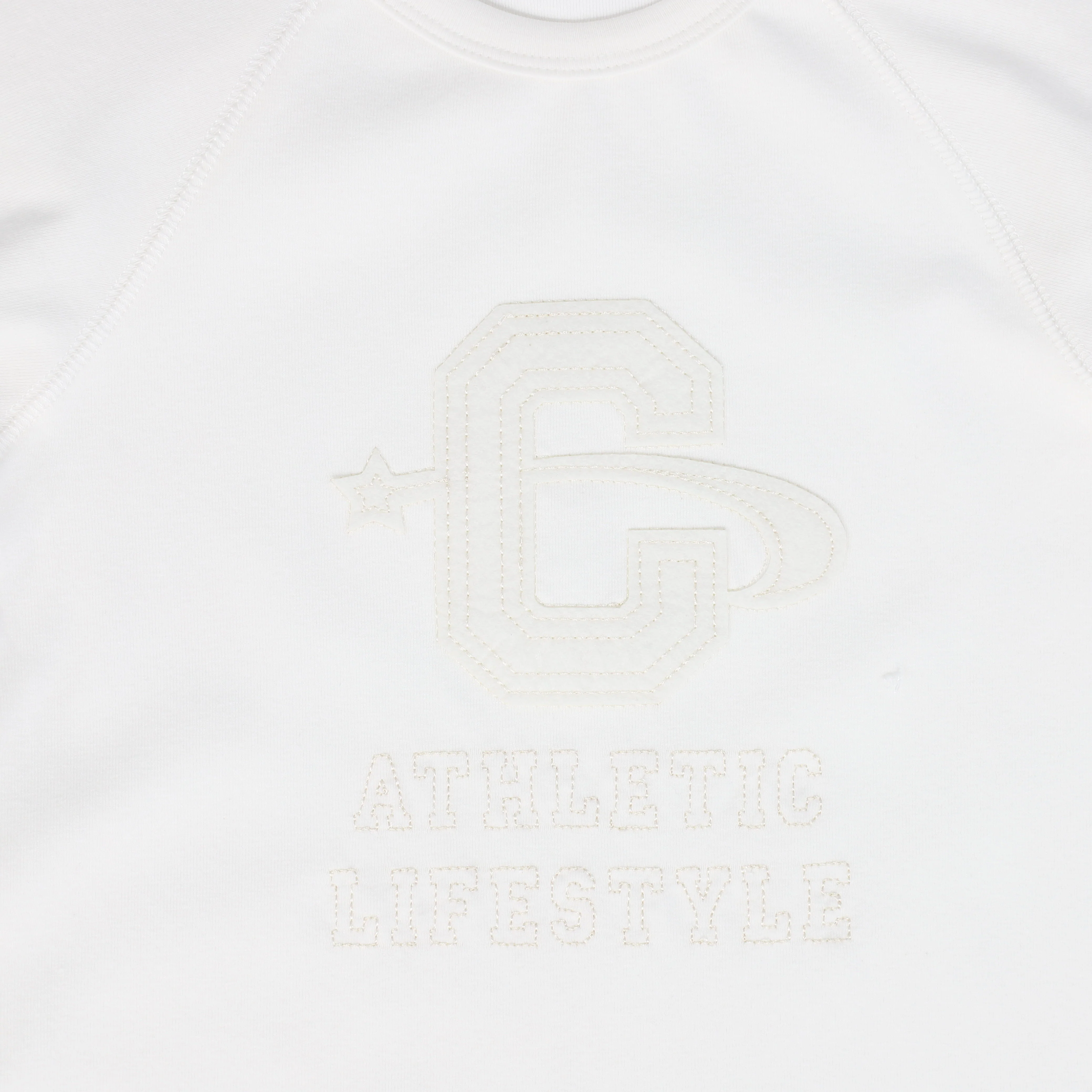 BACE COLLECTION WHITE WORDED TEE [FINAL SALE] - Image 3