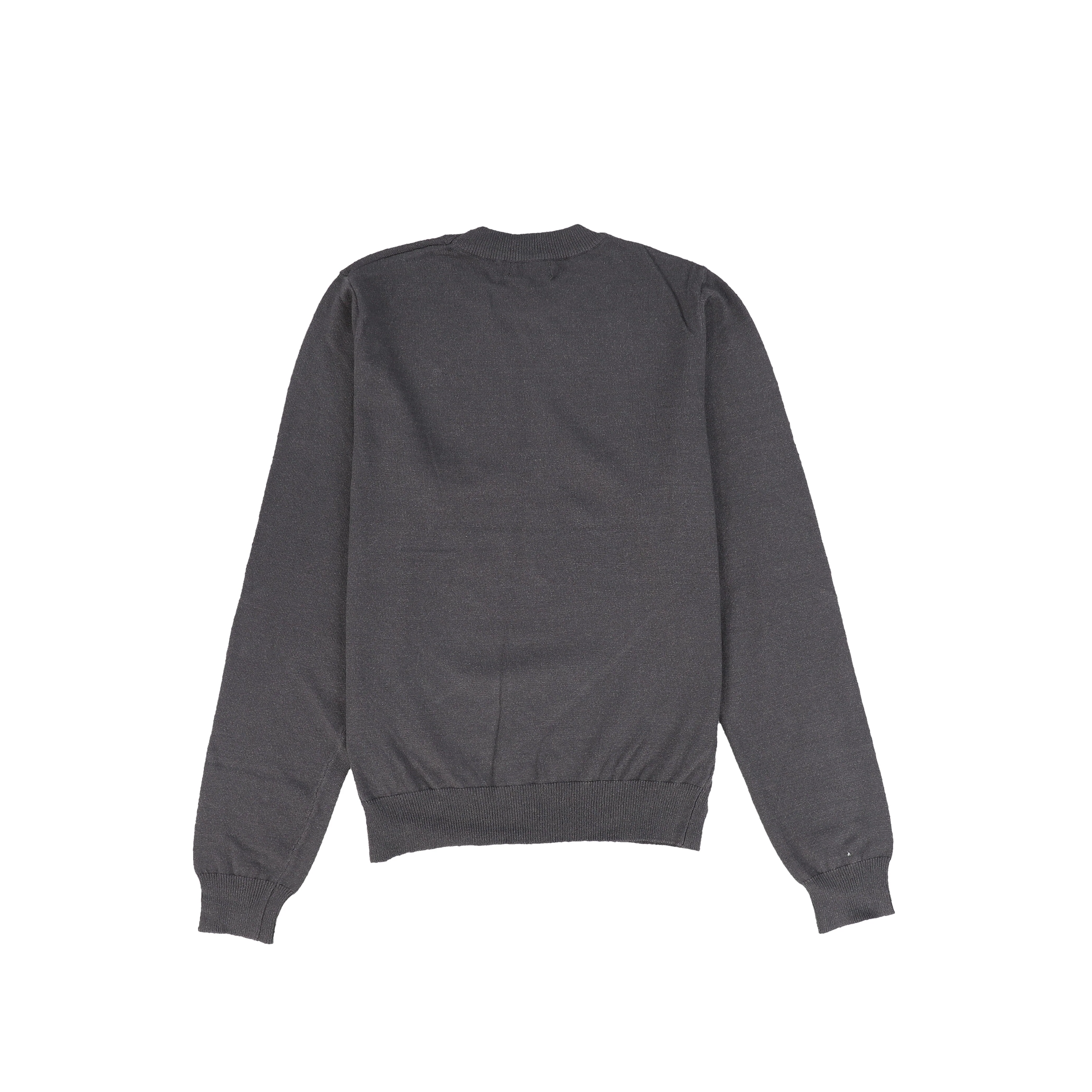 BAMBOO CHARCOAL KNIT EMBLEM SWEATER [FINAL SALE] - Image 2
