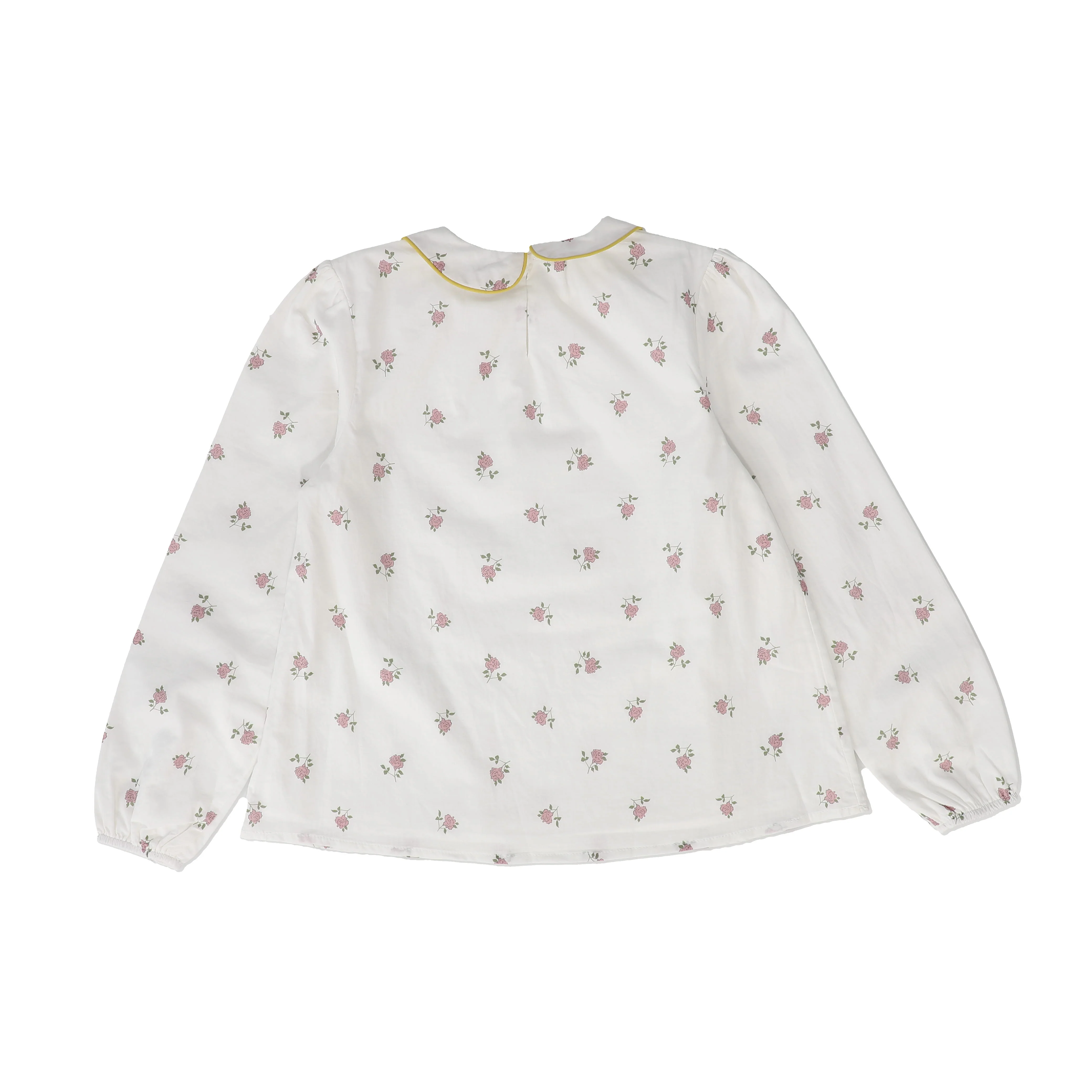 BAMBOO FLORAL SMALL PRINT LS TOP [FINAL SALE] - Image 2