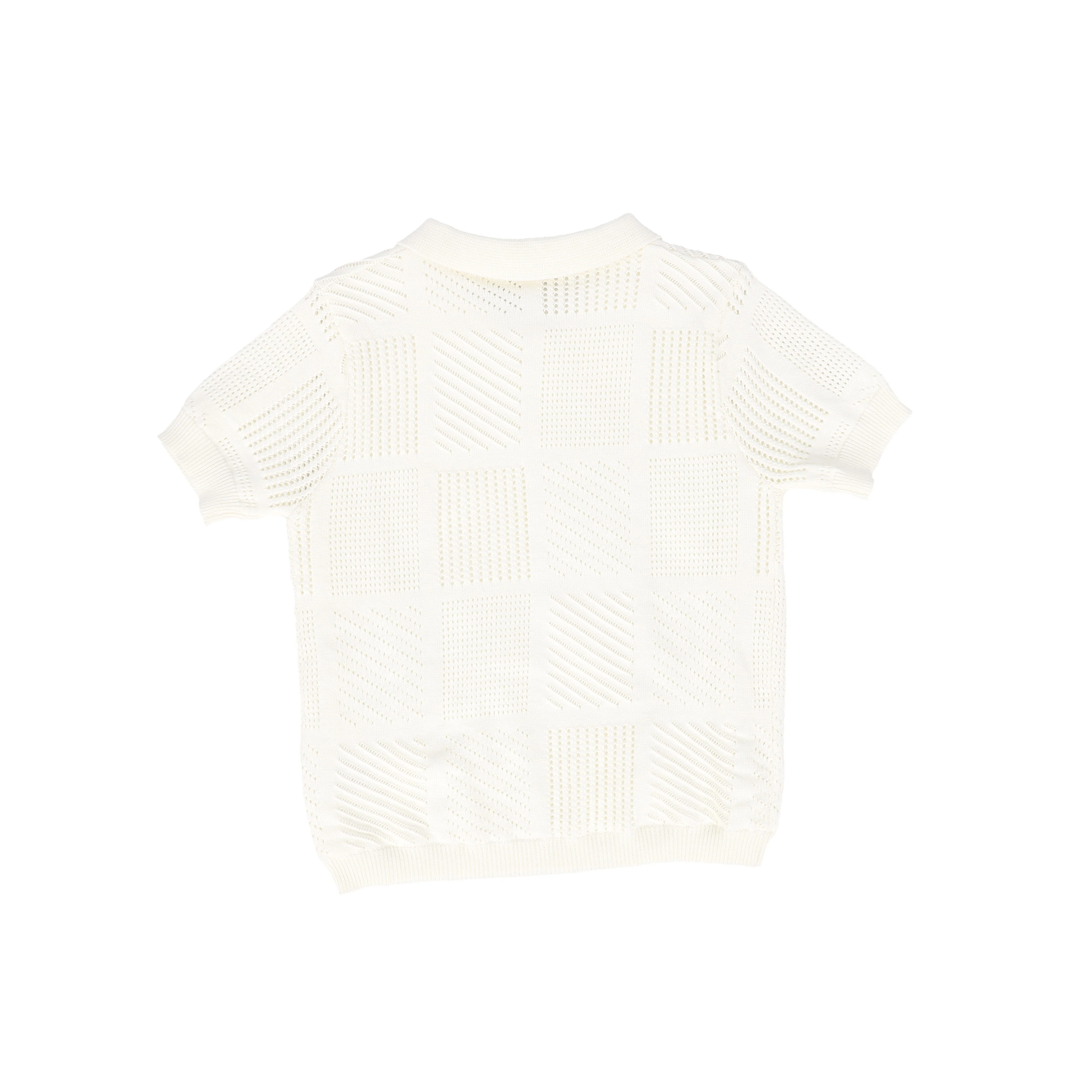 BAMBOO IVORY POINTELLE KNIT SWEATER [FINAL SALE] - Image 2