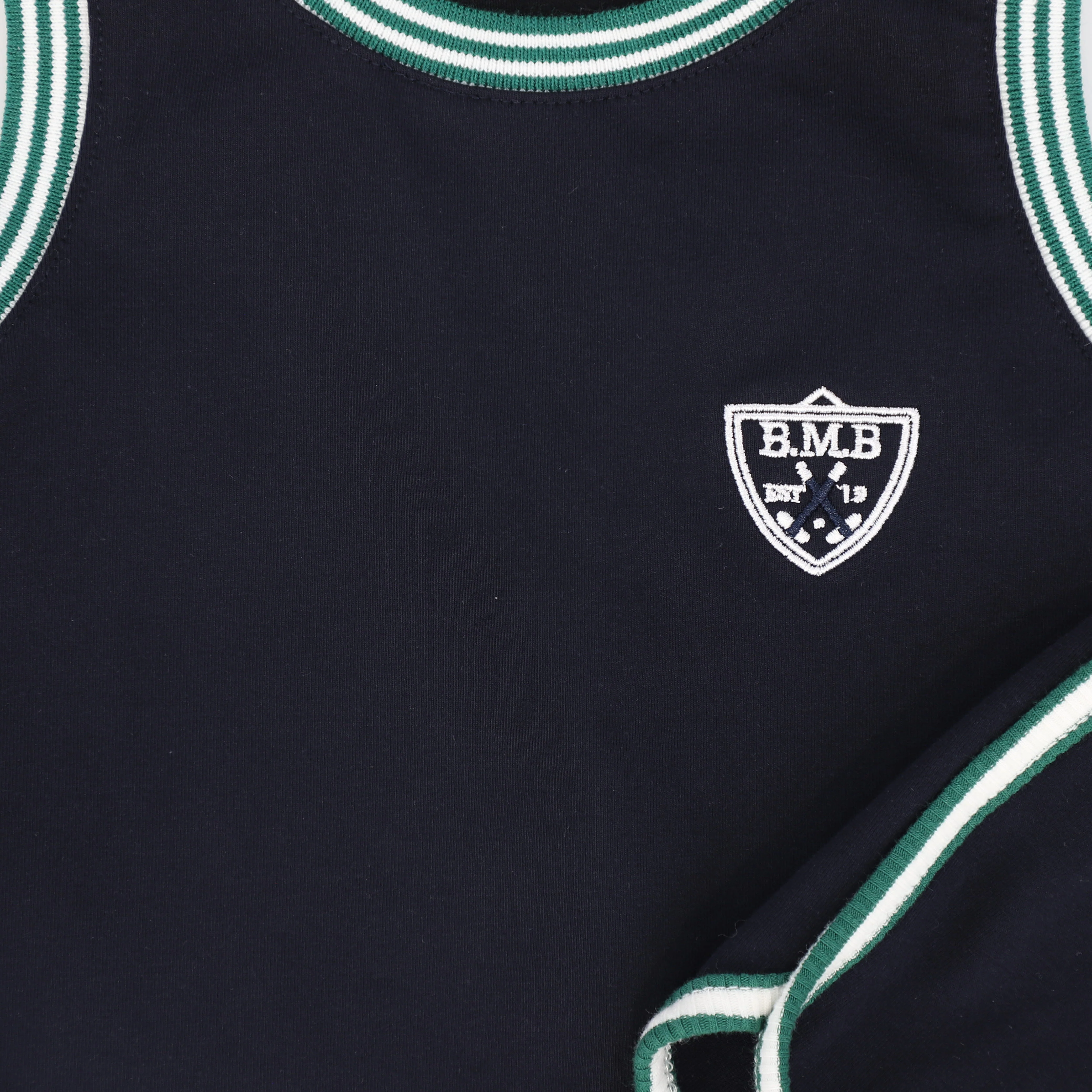 BAMBOO NAVY EMBLEM TRIM TANK SET [FINAL SALE] - Image 2