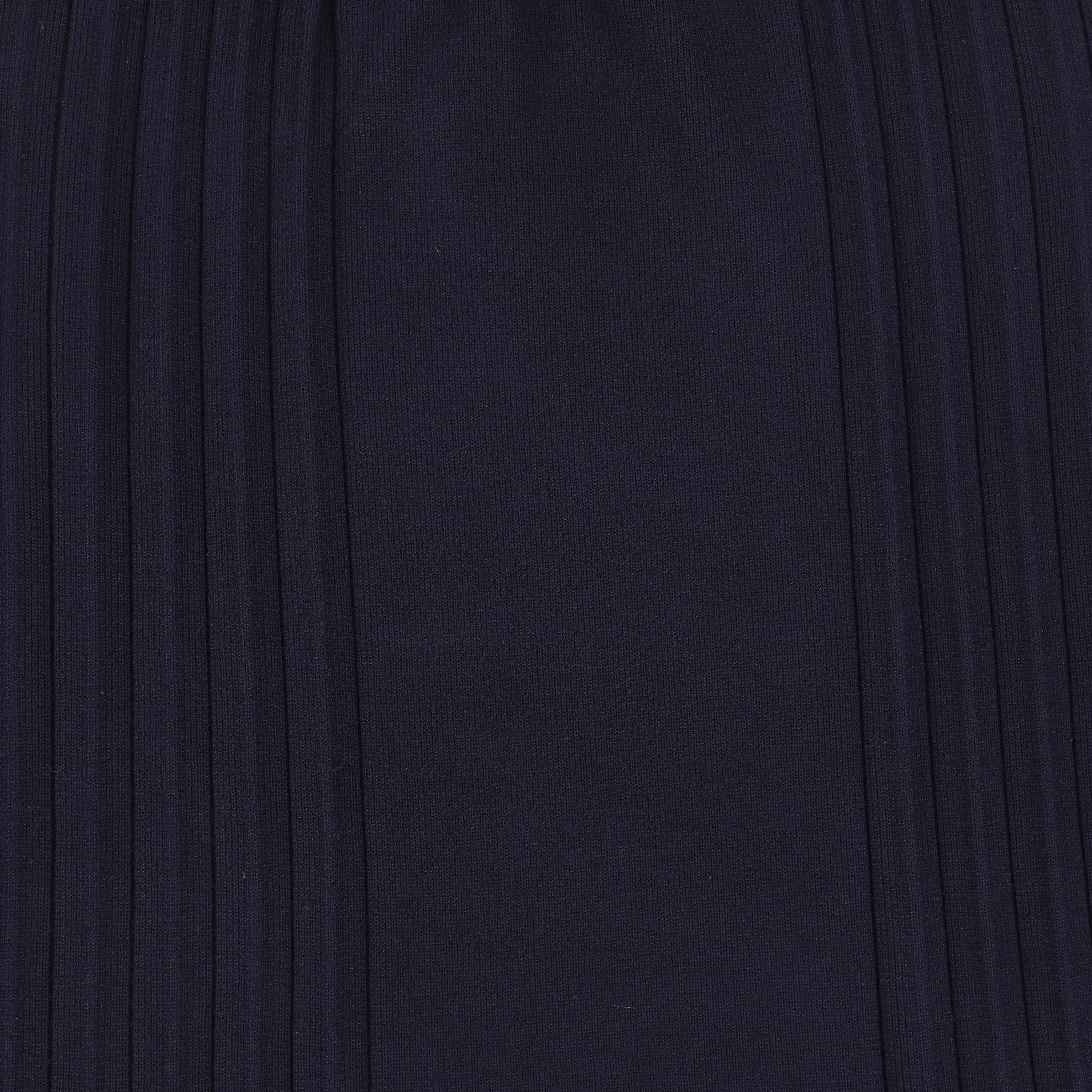 Bamboo Navy Knit Pleated Detail Skirt [FINAL SALE] - Image 3
