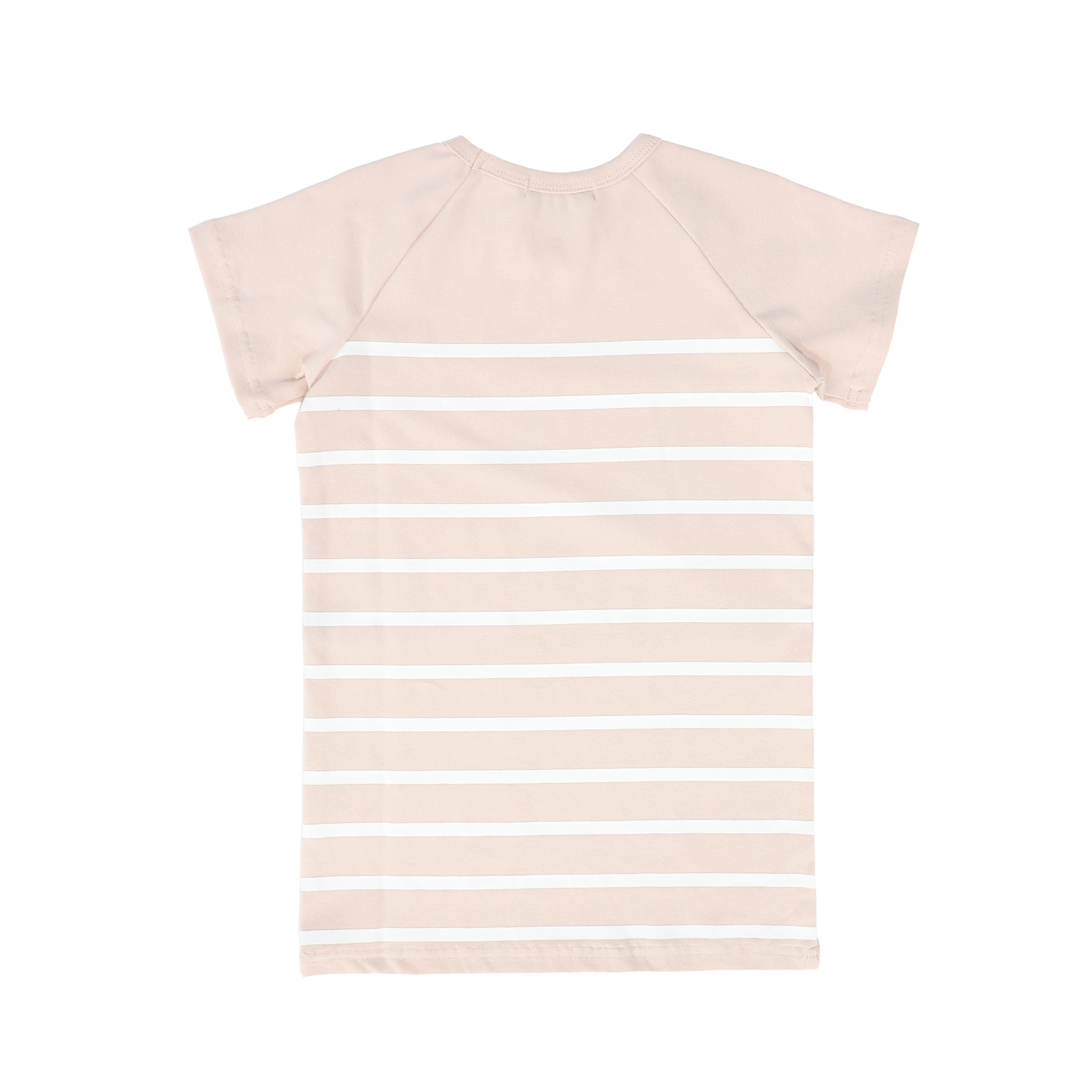 BAMBOO PINK STRIPED SS TEE [FINAL SALE] - Image 2