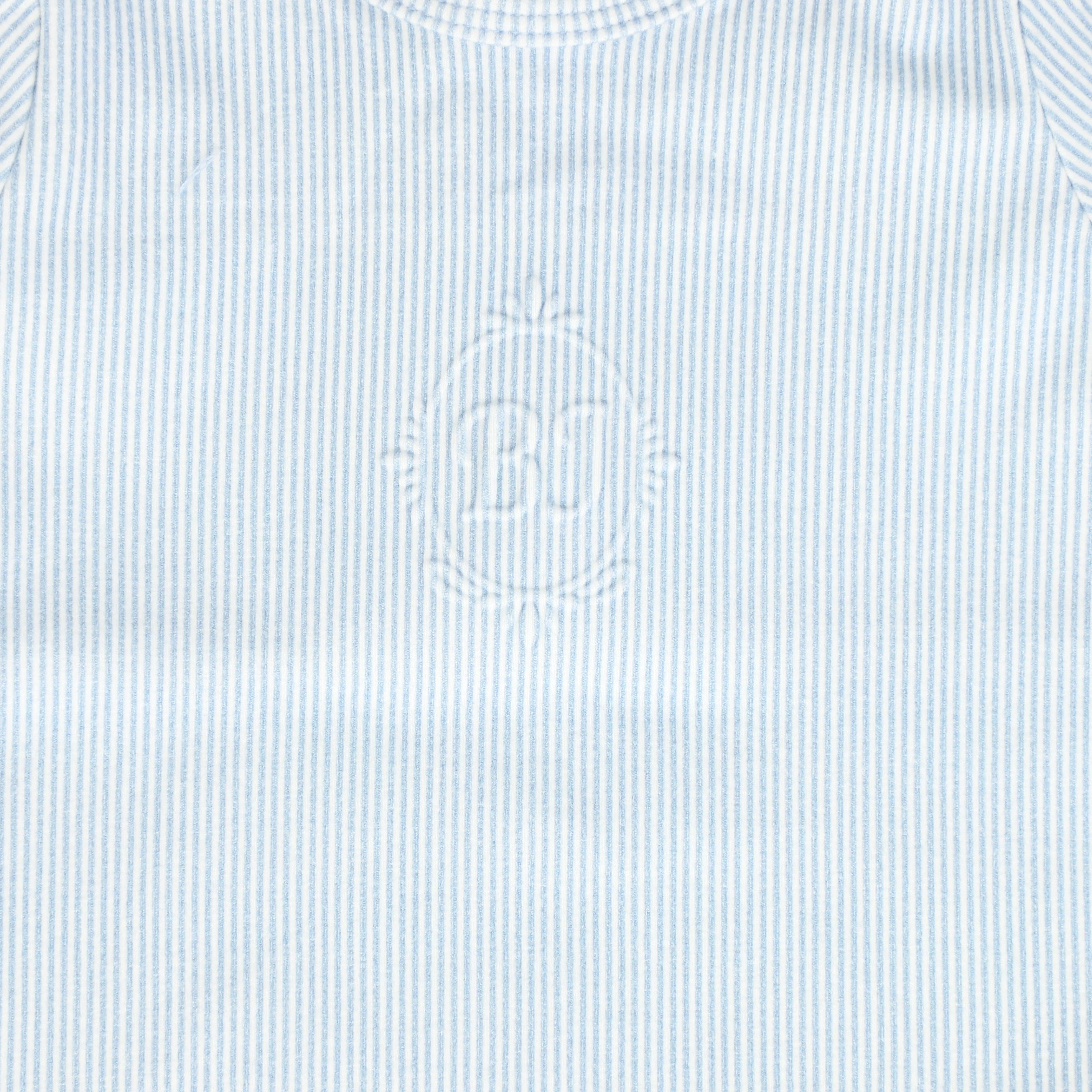 BEBE JOLEE BLUE STRIPE MONOGRAM PAJAMAS - Image 2