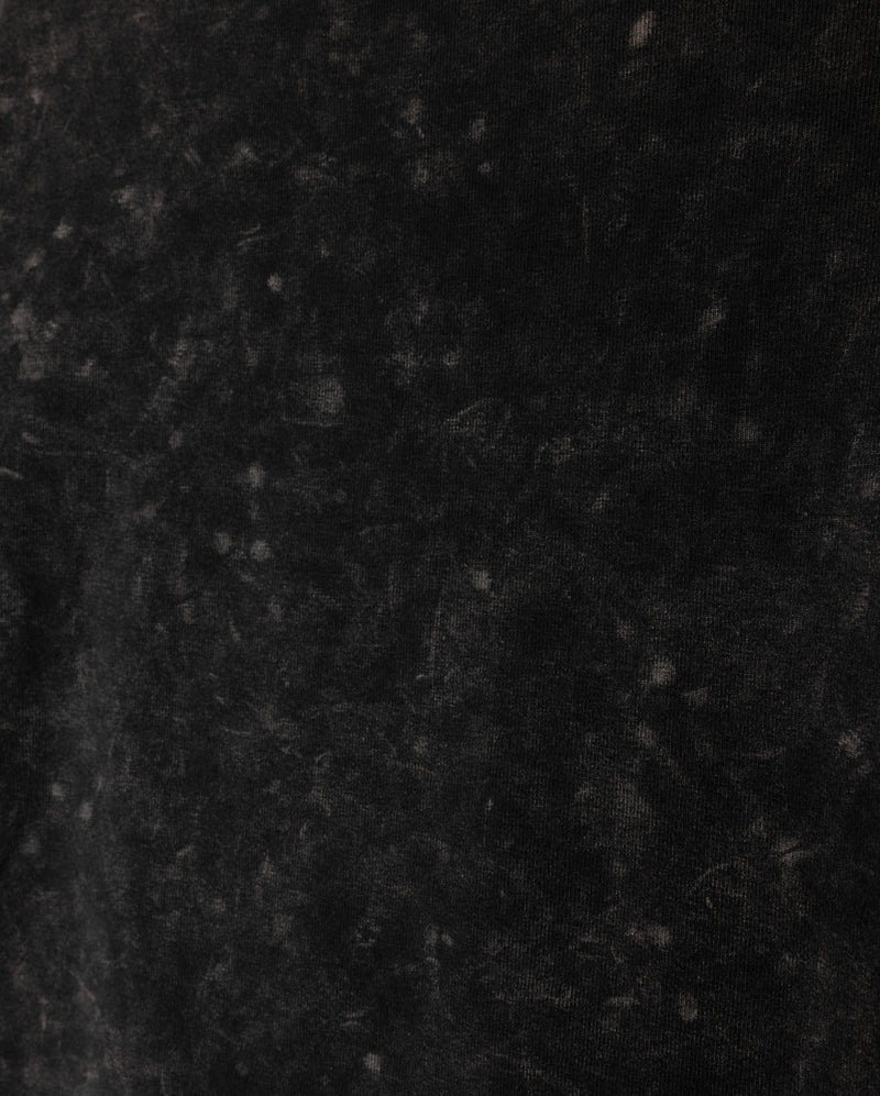 CABANA BLACK MINERAL WASH PUFF SLEEVE T-SHIRT [FINAL SALE] - Image 2