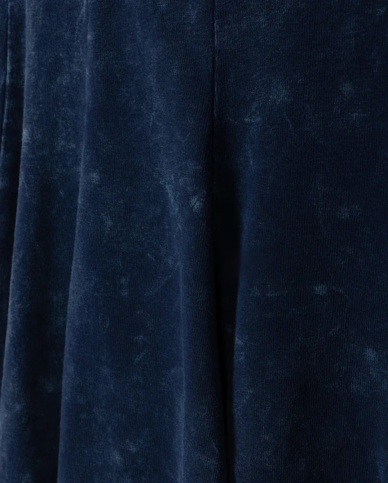 CABANA MID BLUE MINERAL WASH PANEL SKIRT [FINAL SALE] - Image 2