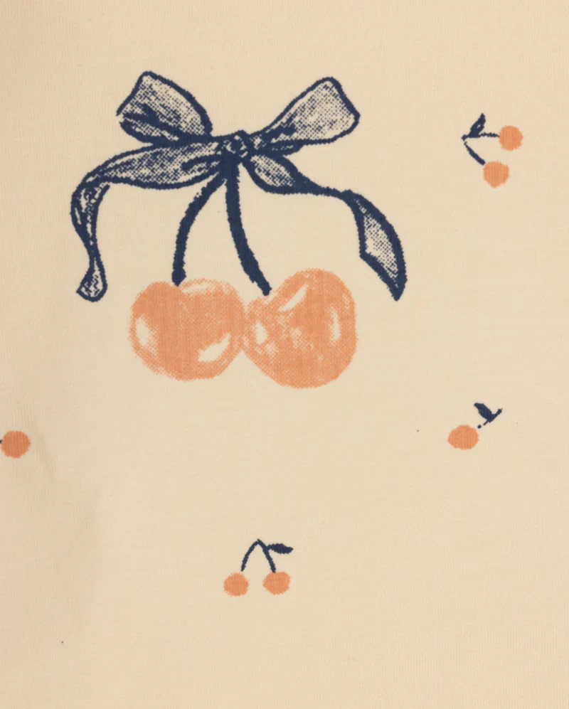 CABANA PEACH CHERRY PRINTED T-SHIRT [FINAL SALE] - Image 2
