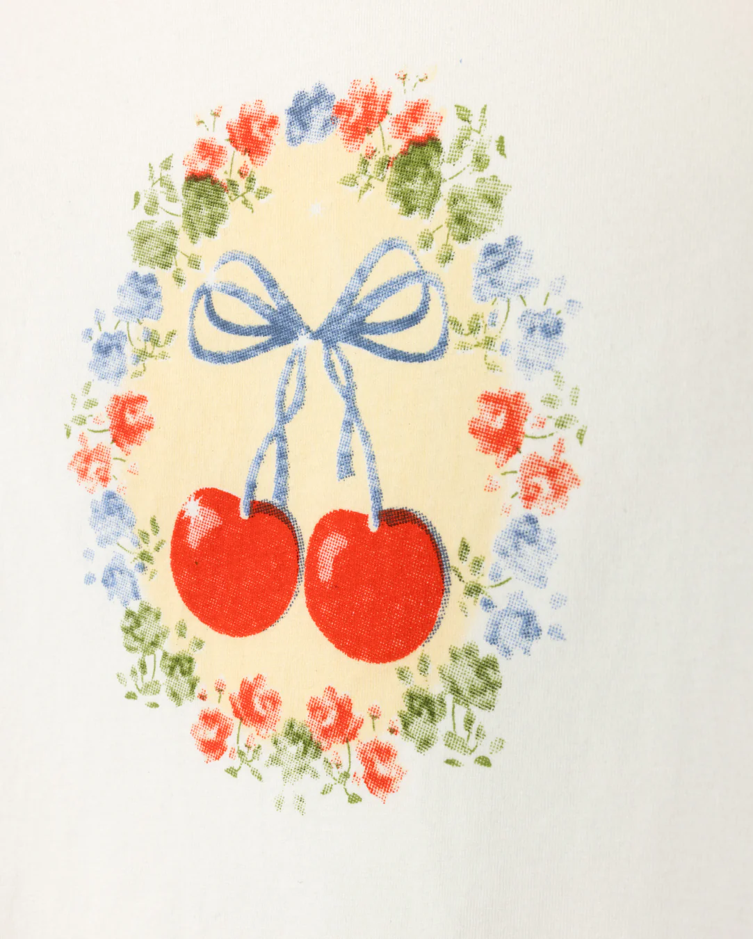 CABANA WHITE PRINTED FLORAL ARRANGEMENT T-SHIRT [FINAL SALE] - Image 2