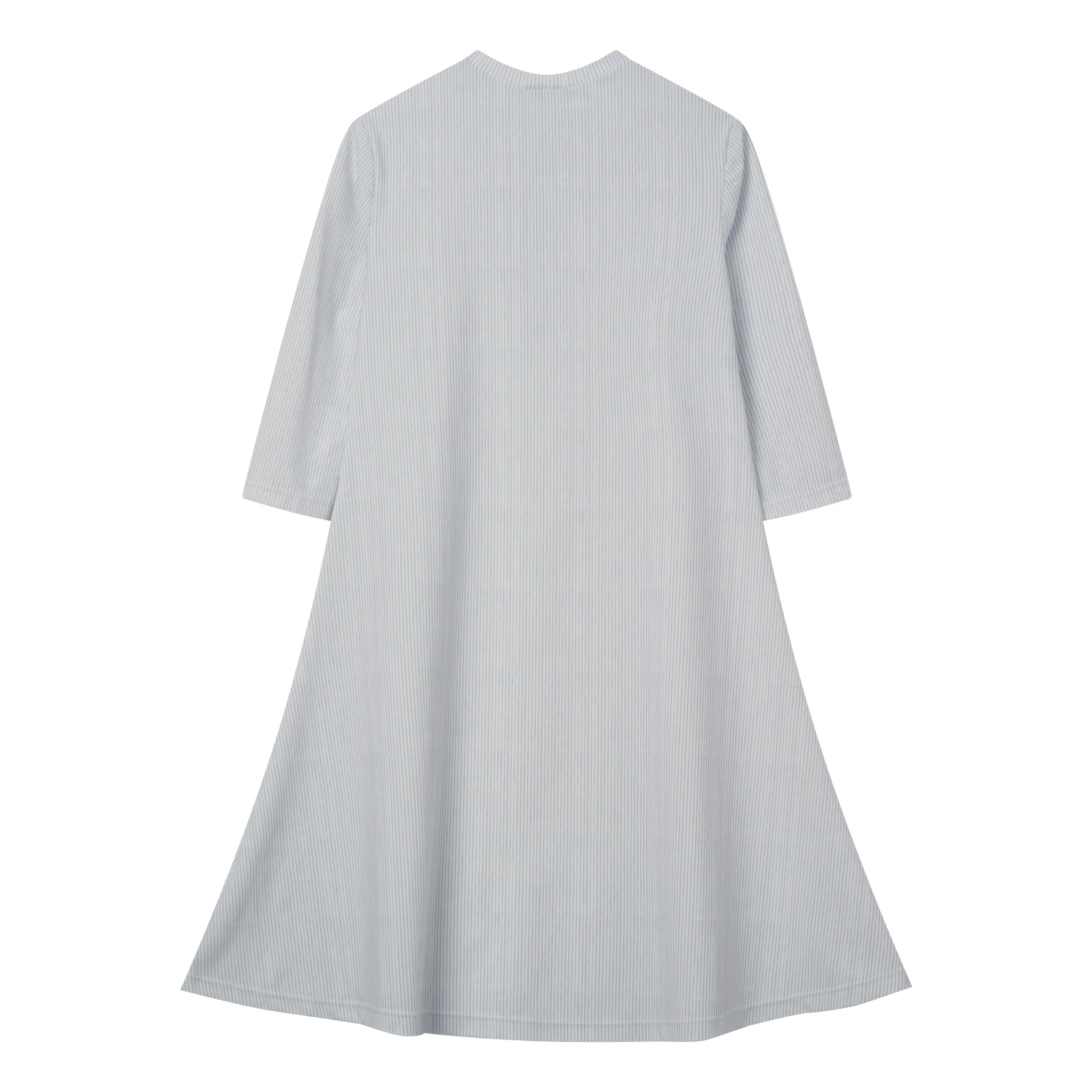 COCO BLANC STRIPE ZIPPER SWIM DRESS - Image 2