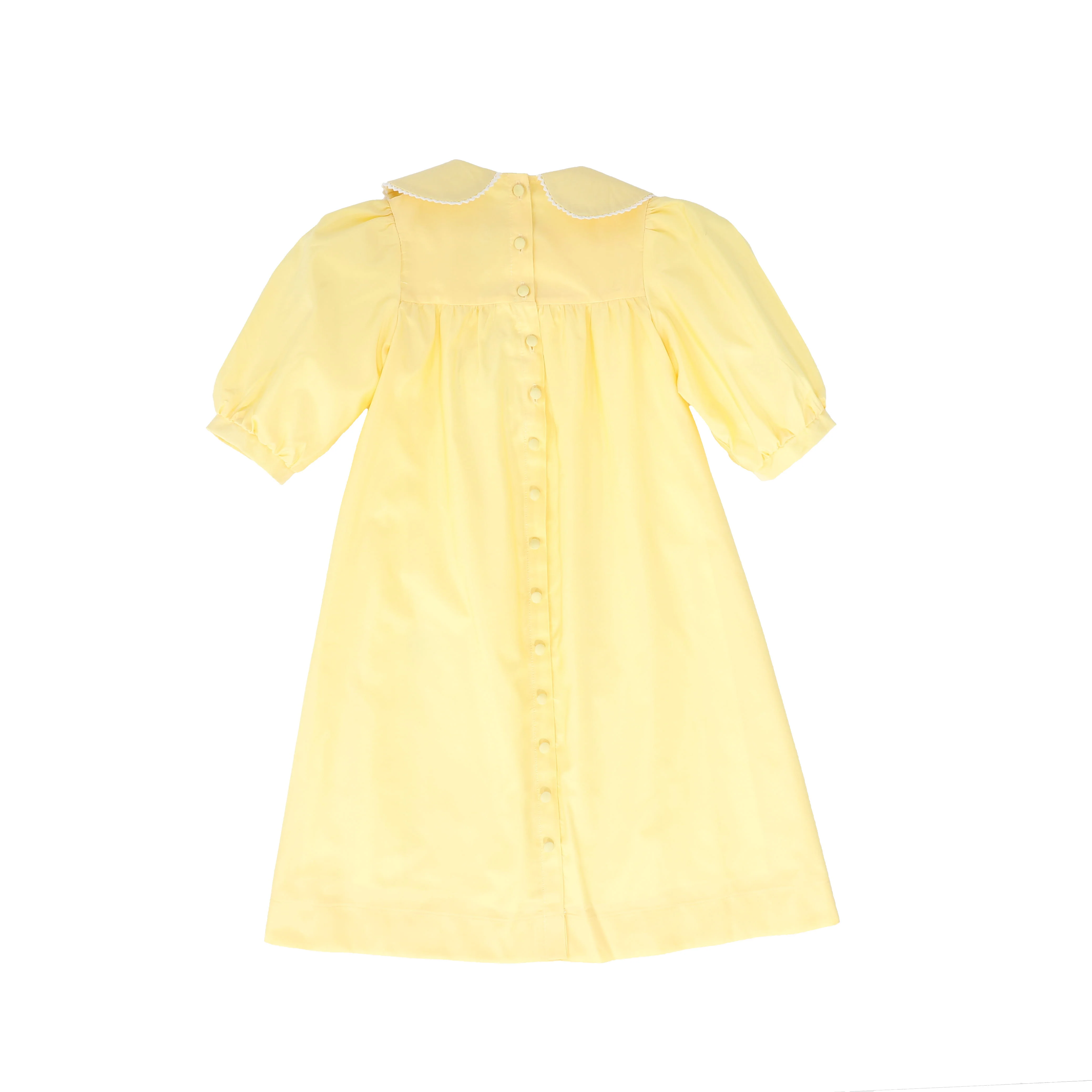 JOUET YELLOW CROCHET PETER PAN COLLAR GOWN - Image 2