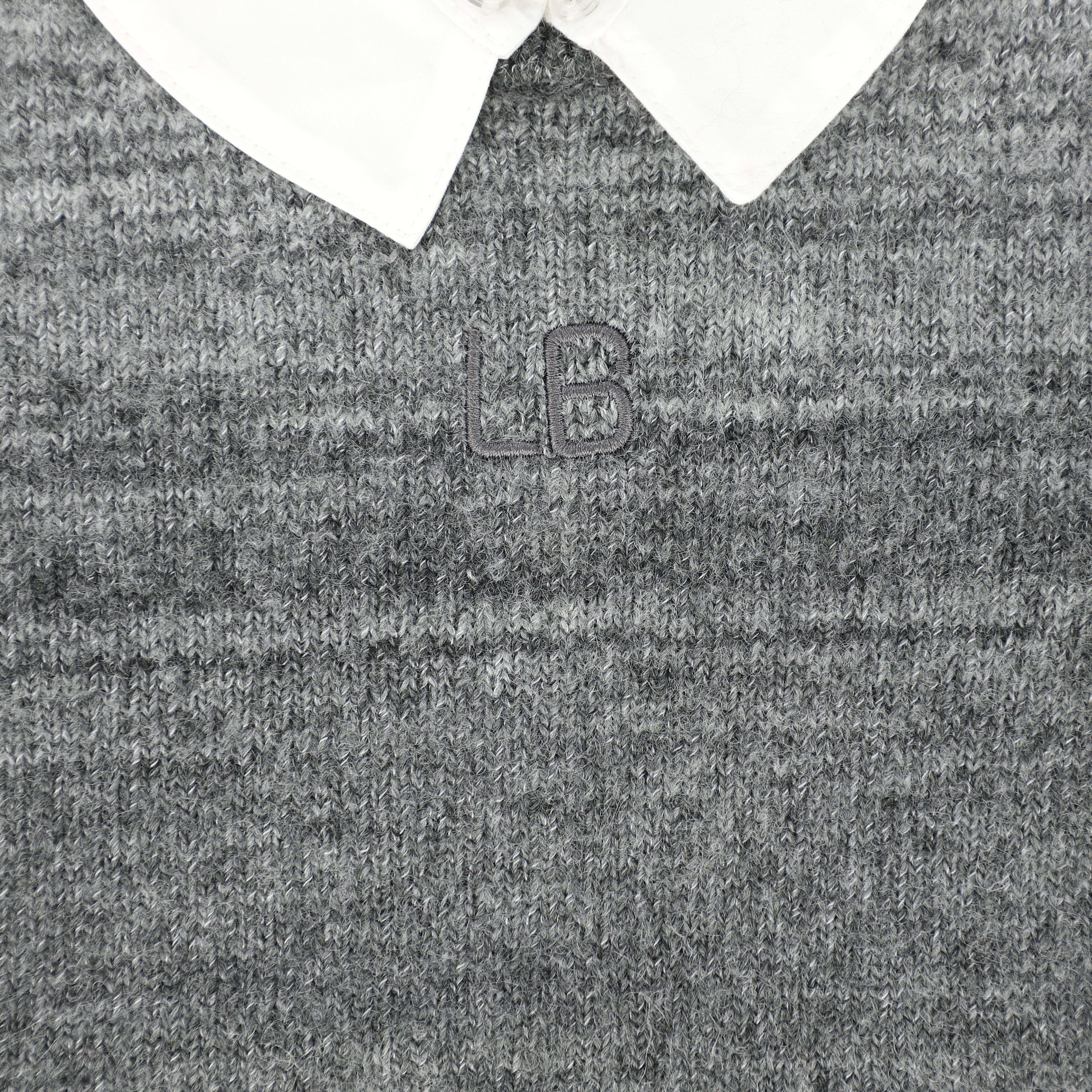 LE BOURDON GREY OMBRE KNIT SWEATER SET [FINAL SALE] - Image 2
