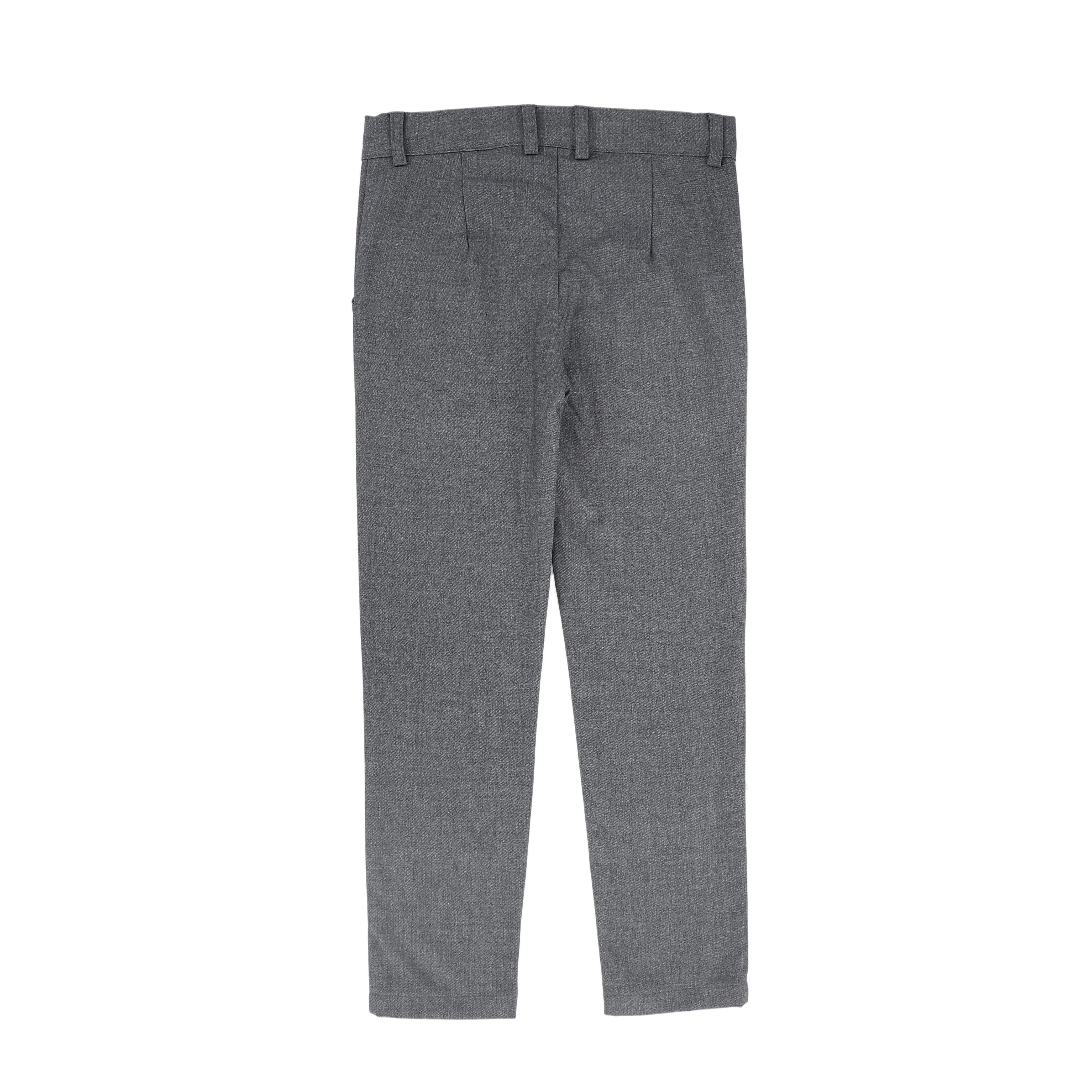 LE BOURDON GREY THIN WOOL PANTS [FINAL SALE] - Image 2