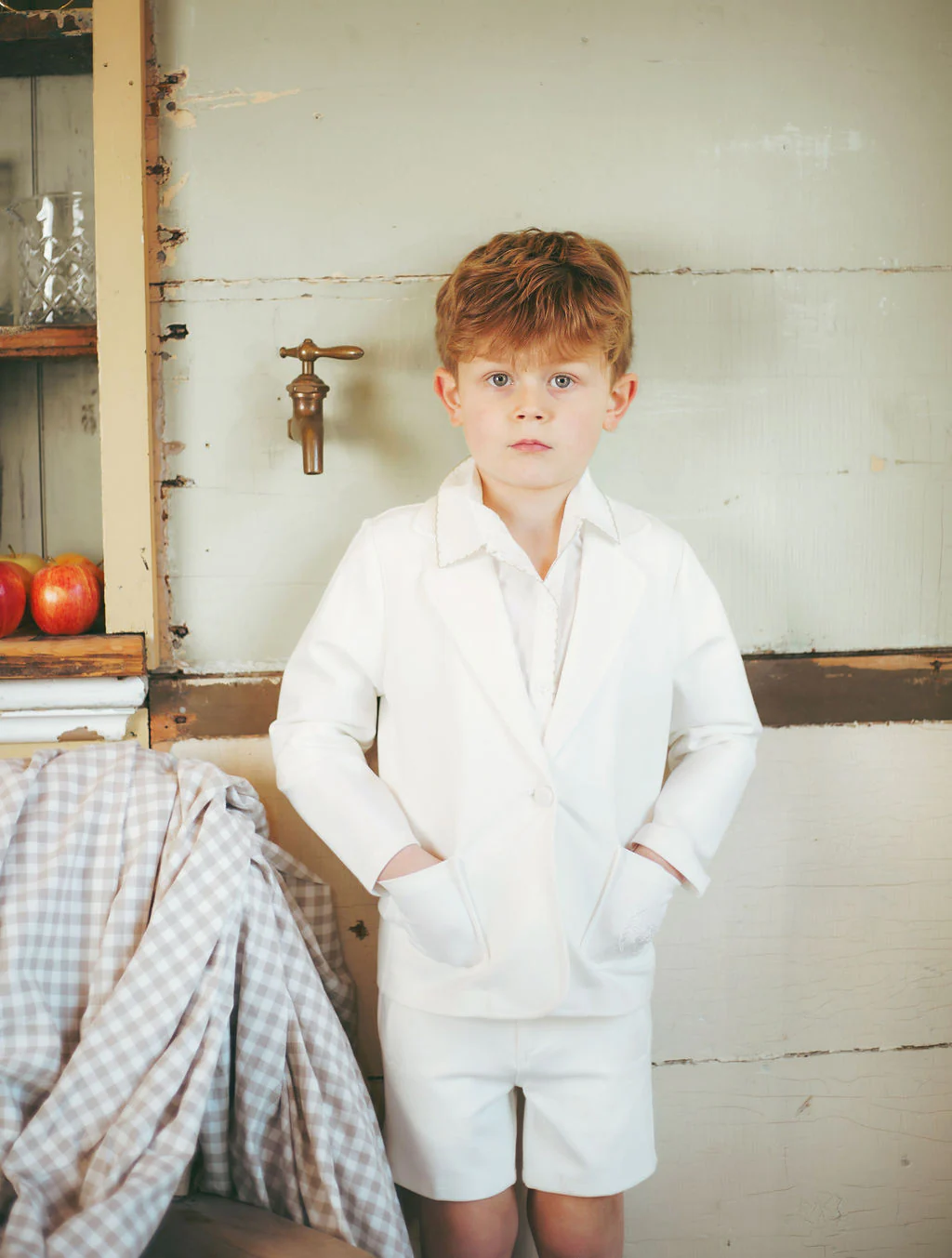 LE BOURDON IVORY PONTE SHORTS [FINAL SALE] - Image 4