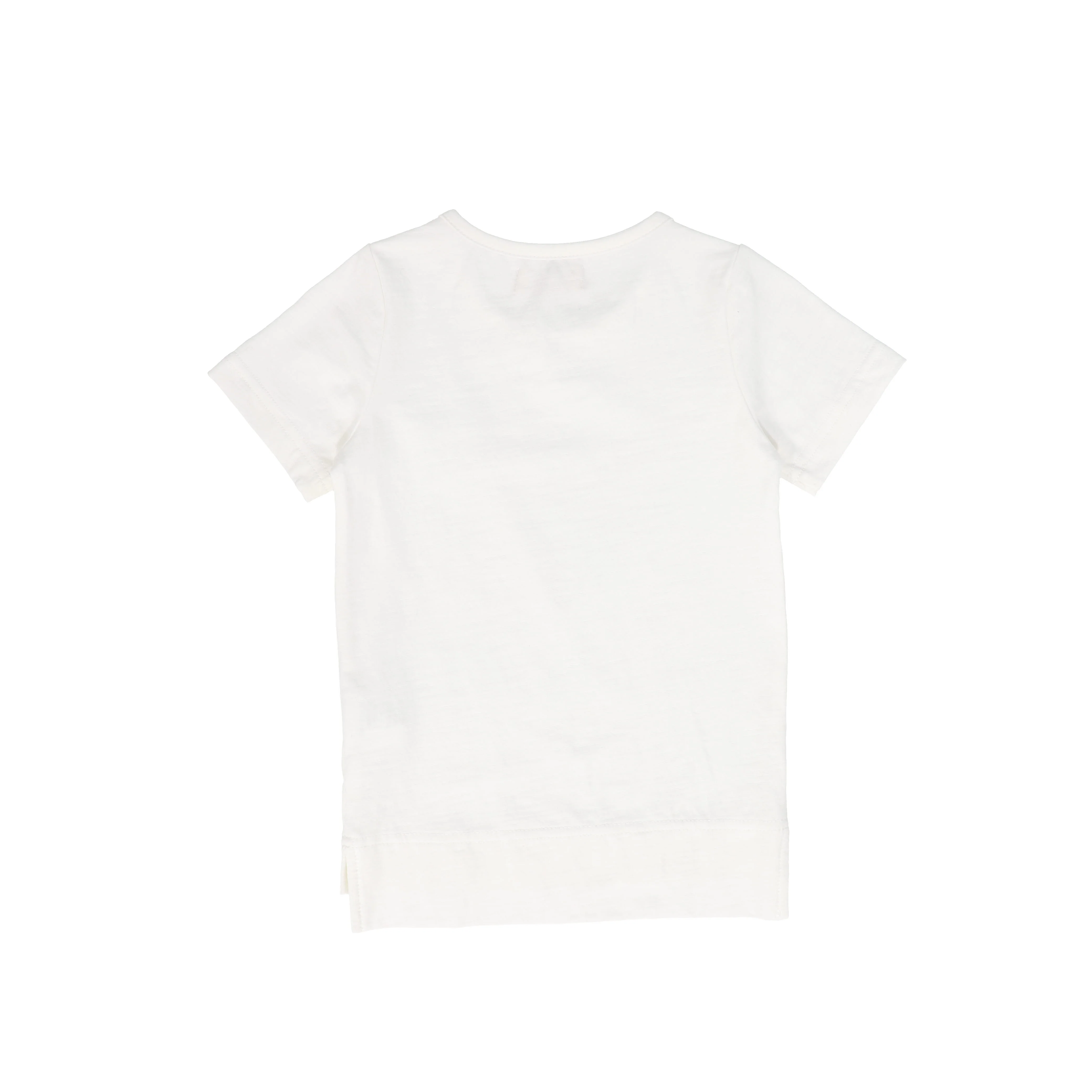 LE BOURDON WHITE LOGO PATCH BUTTON T-SHIRT [FINAL SALE] - Image 2