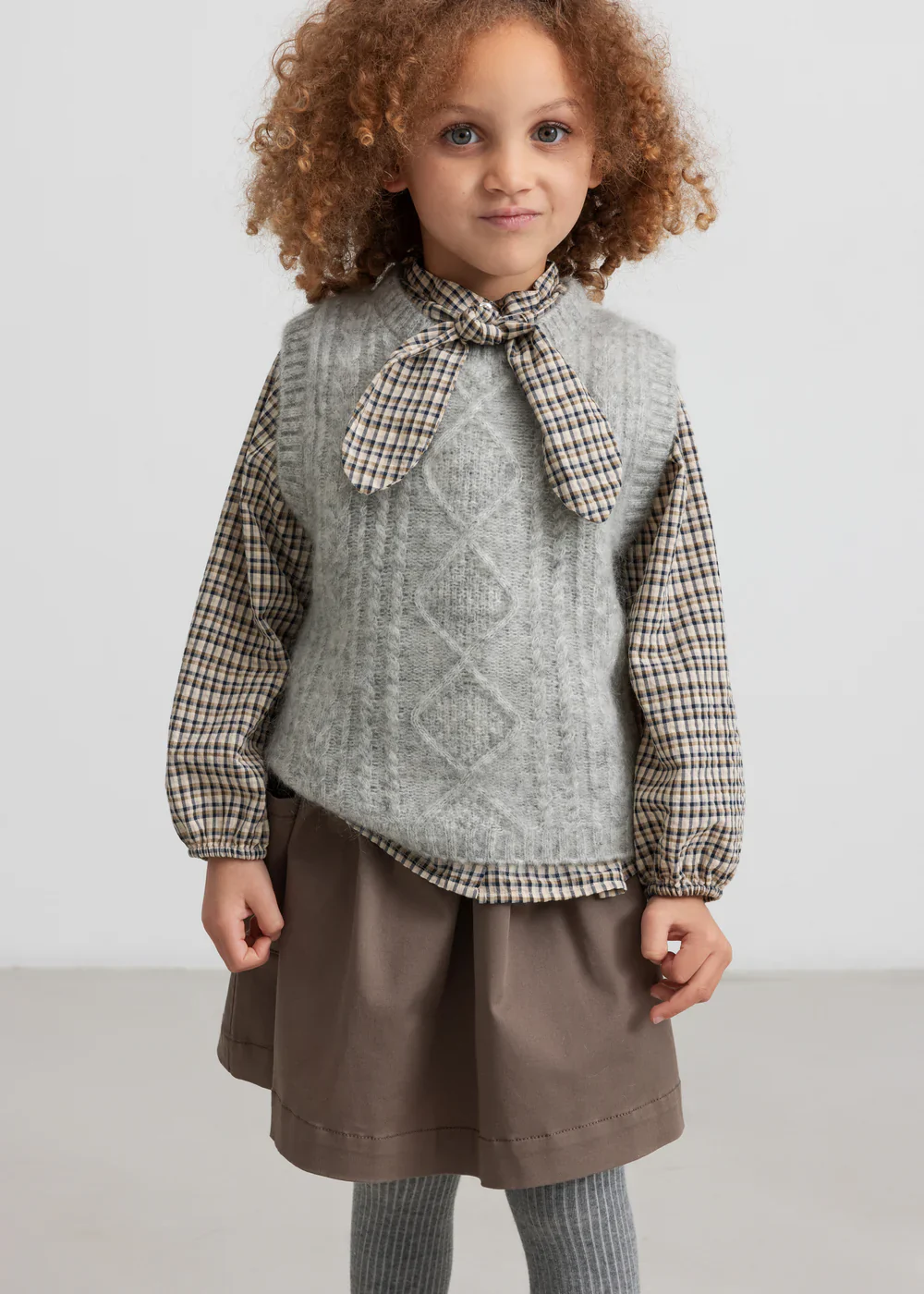 MARMAR COPENHAGEN ECRU DESIGN KNIT VEST [FINAL SALE] - Image 3