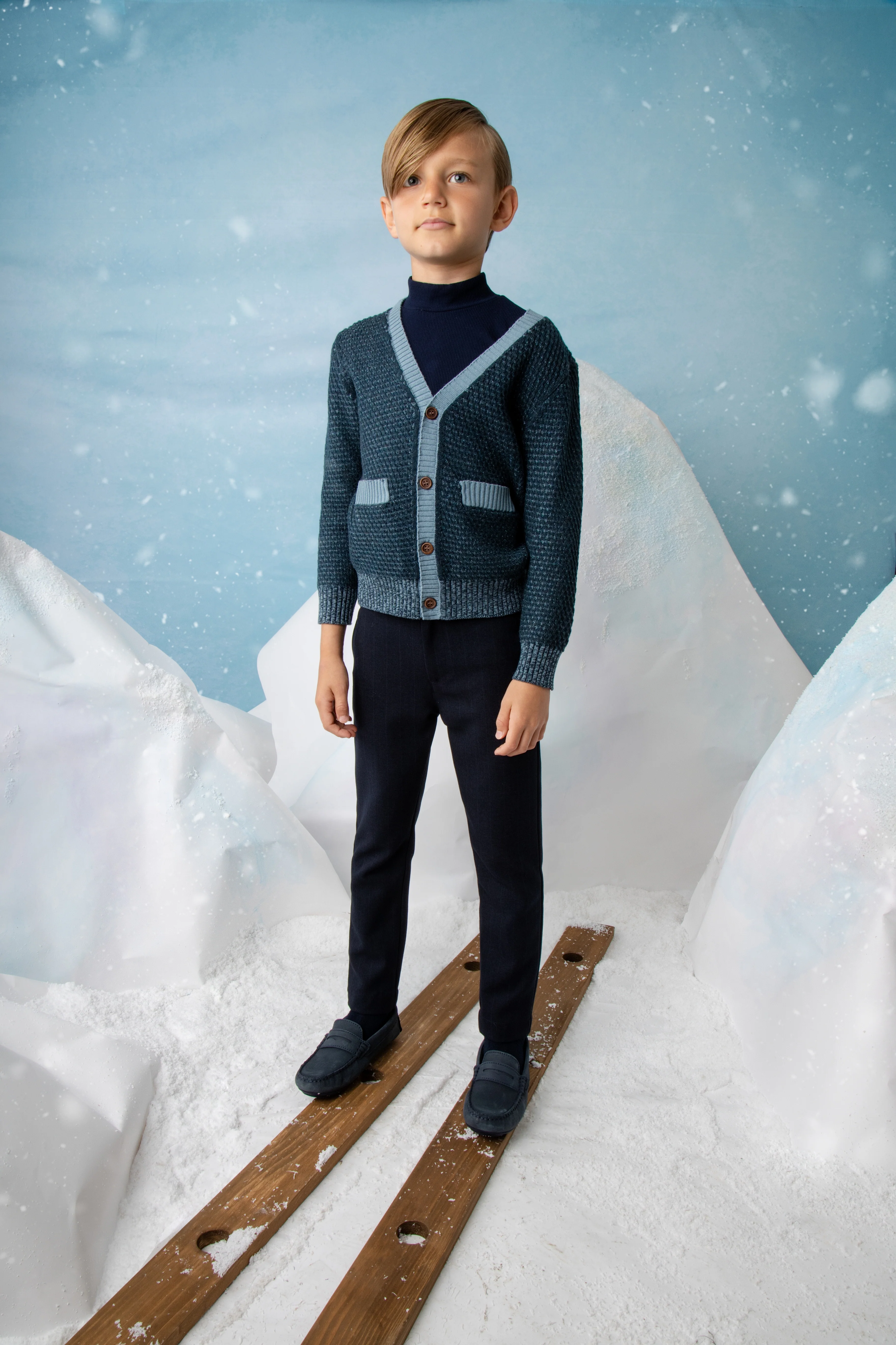 NOMA  NAVY SUEDE PANTS [FINAL SALE] - Image 2