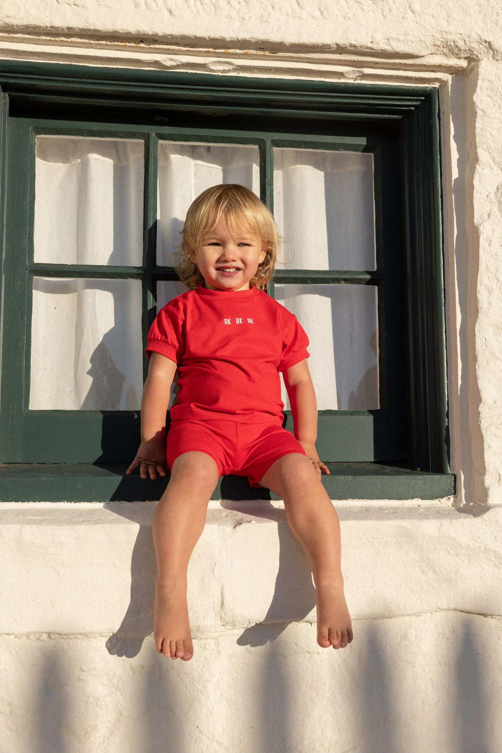 RETRO KID RED LOGO SHORTS SET [FINAL SALE] - Image 2