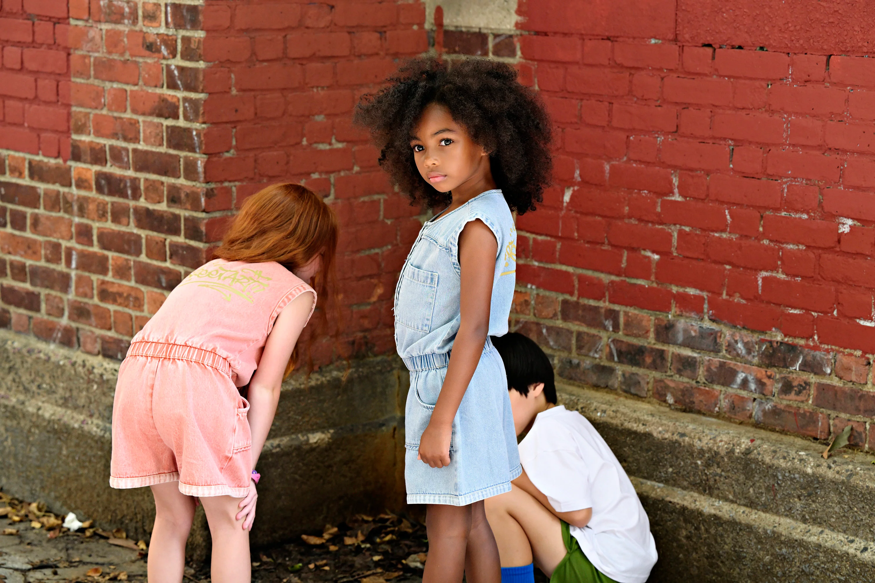 ROOIE AND FRIENDS BLUE DENIM SEAM JUMPER [FINAL SALE] - Image 2