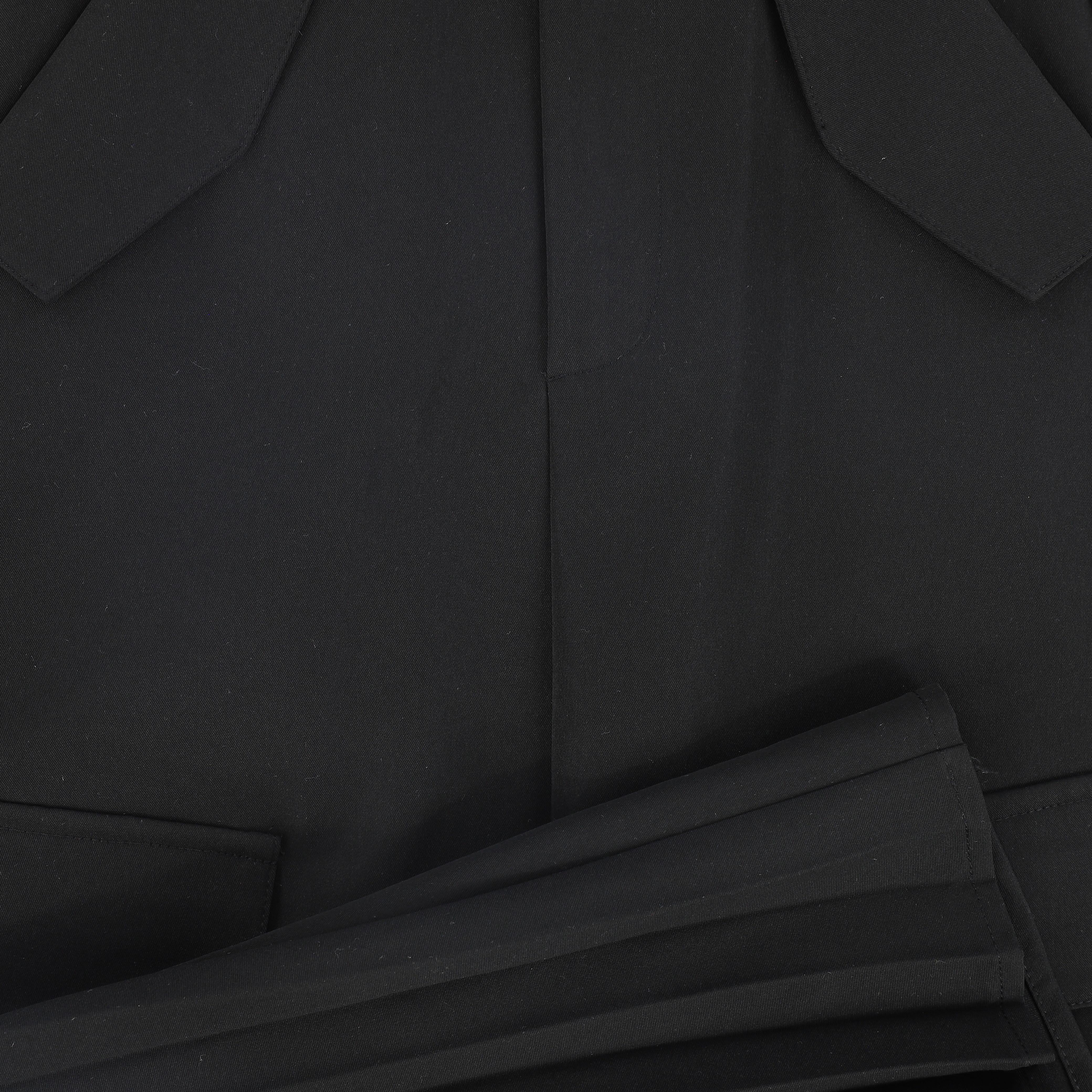 VALENTINA BLACK BACK PLEAT CARGO SKIRT [FINAL SALE] - Image 3