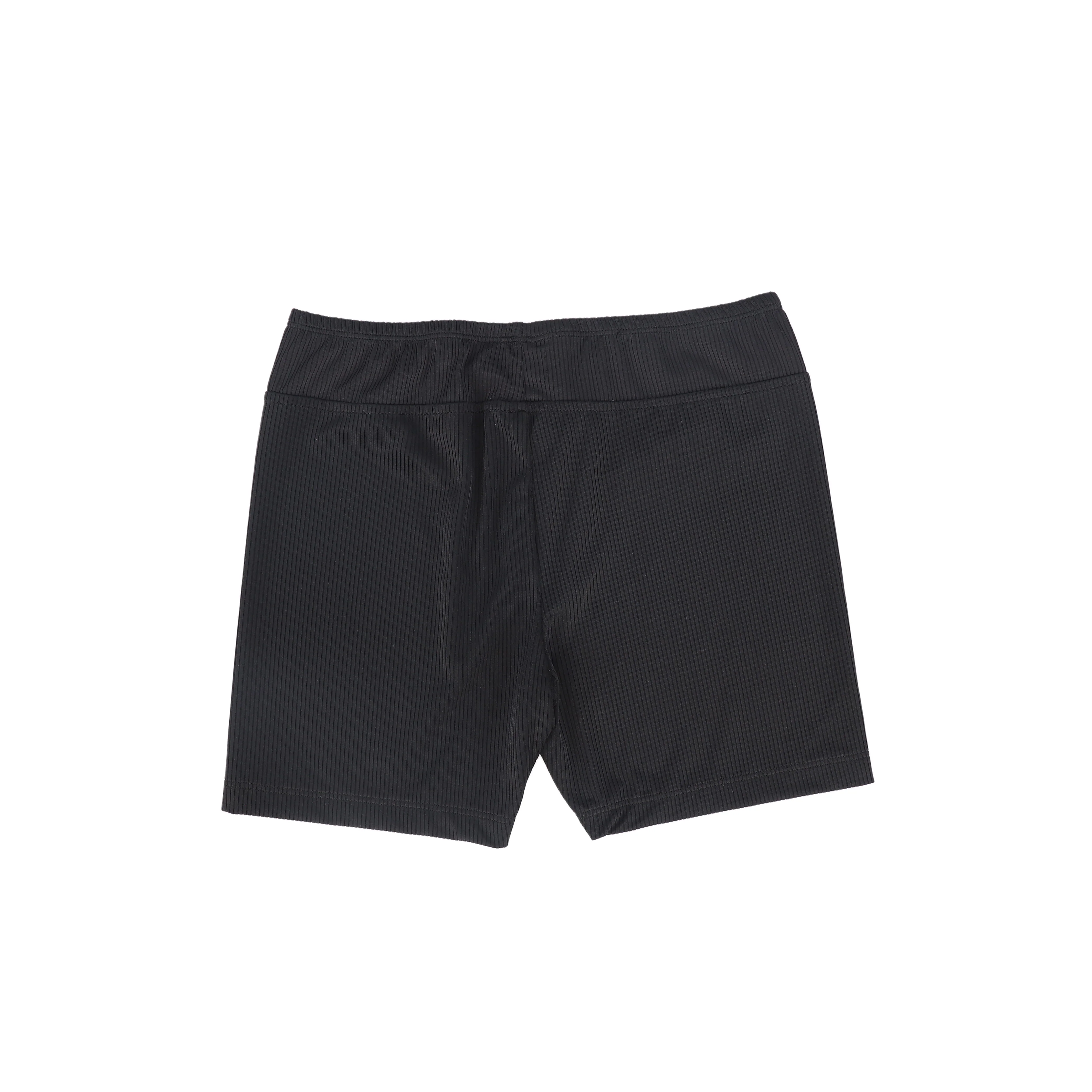 VALENTINA BLACK RIBBED SWIM SHORTS [FINAL SALE] - Image 2