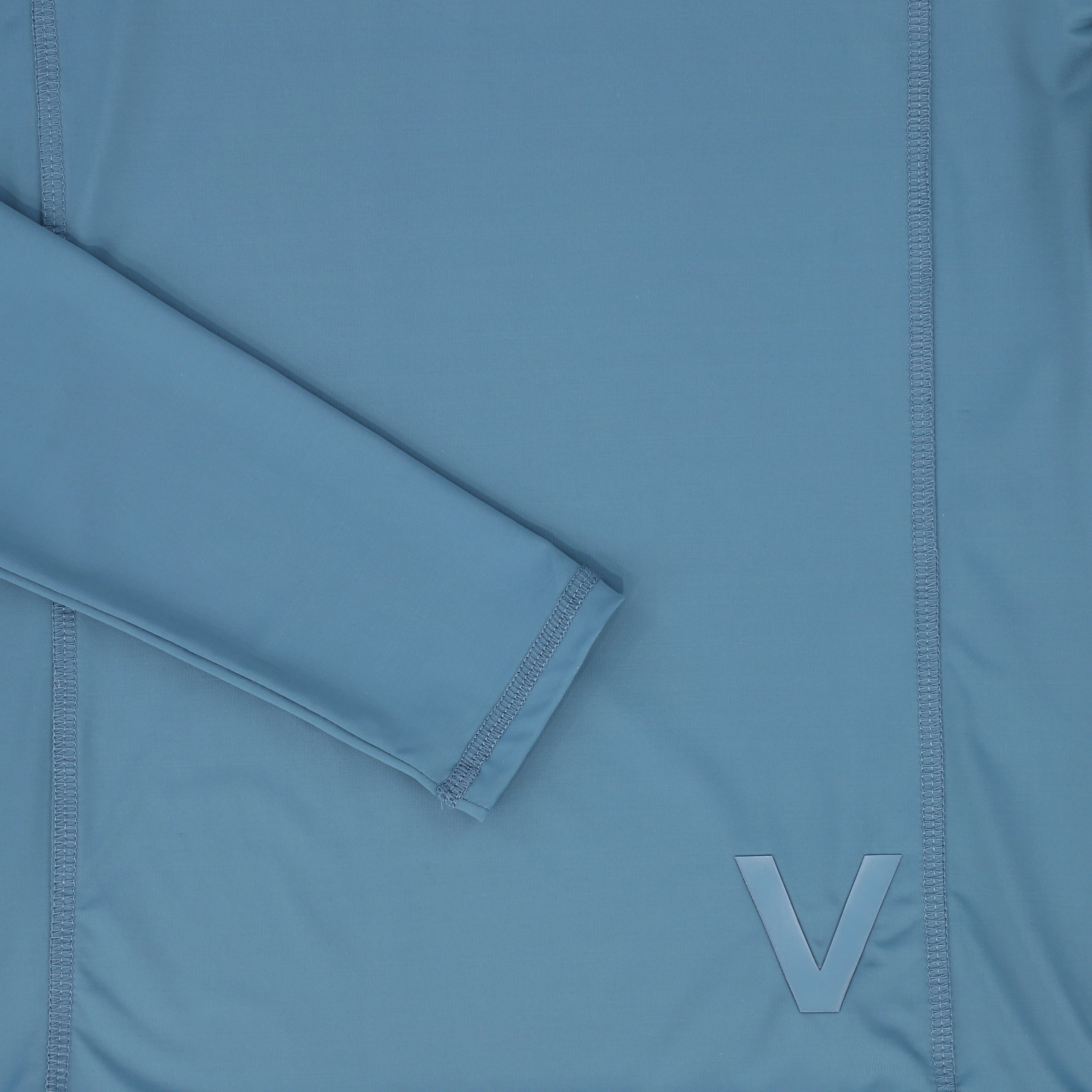 VALENTINA BLUE SEAMED SWIM SHIRT [FINAL SALE] - Image 2