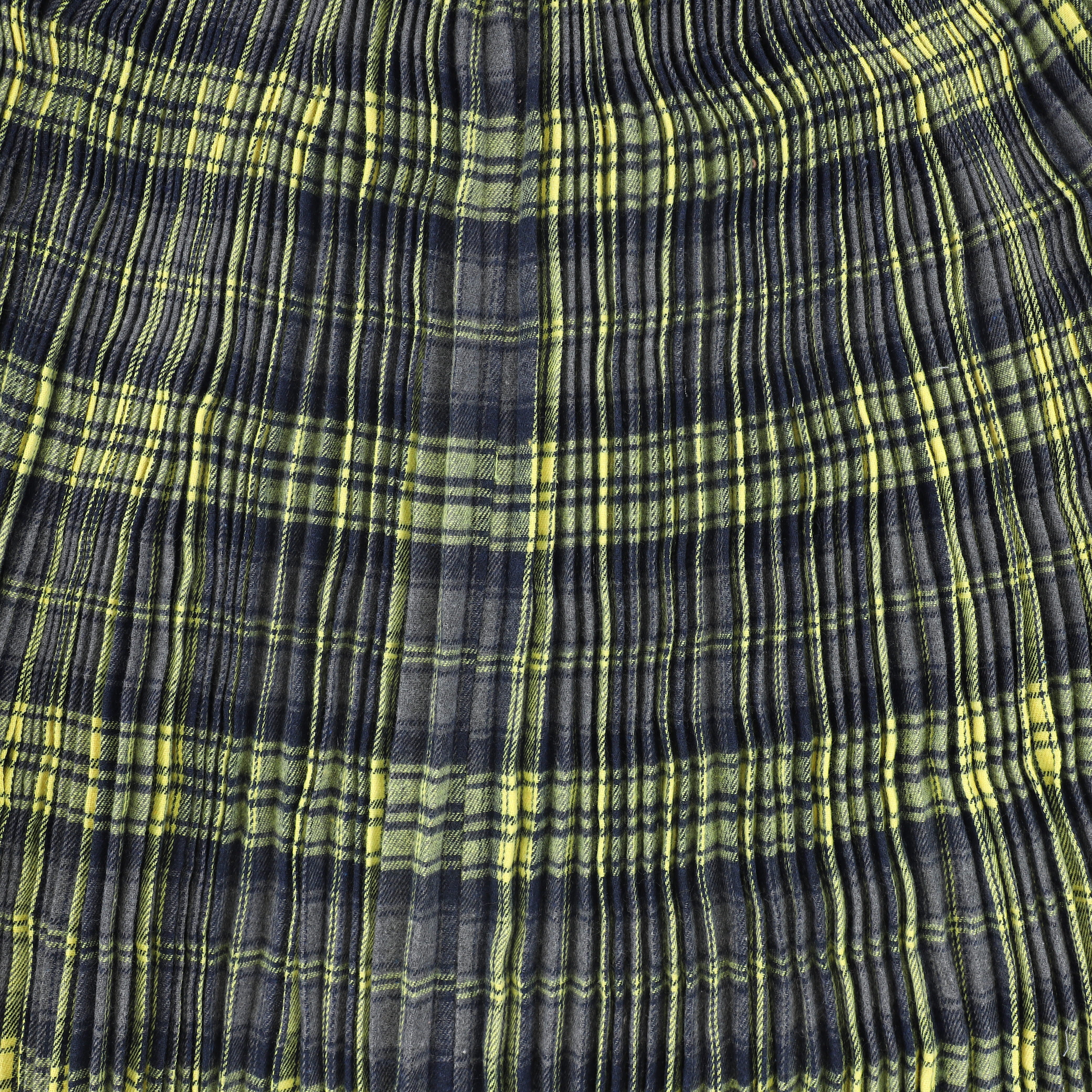 VALENTINA GREY GATHERED PLEAT PLAID MAXI SKIRT [FINAL SALE] - Image 3