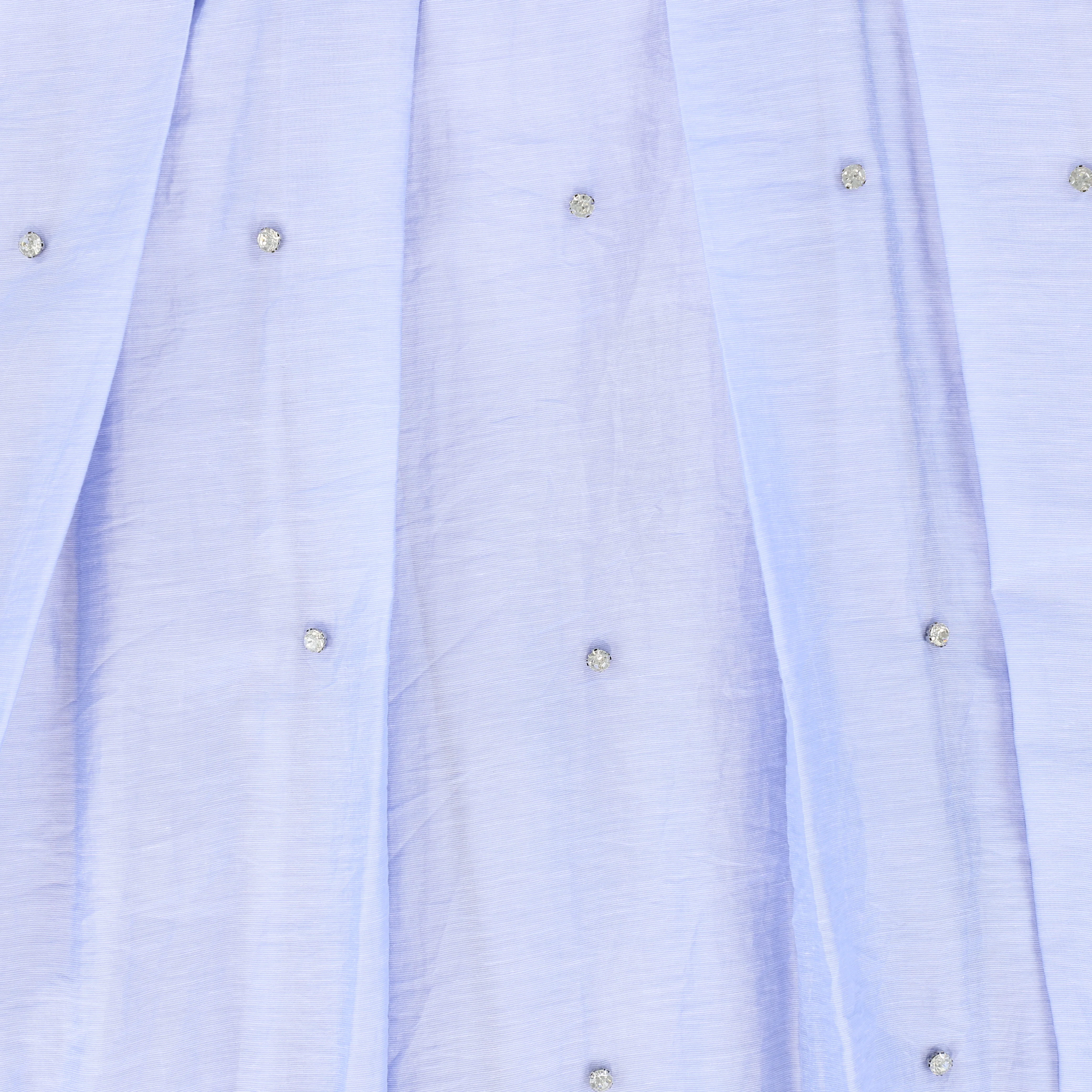 VALENTINA LIGHT BLUE DIAMOND EMBELLISHED SKIRT [FINAL SALE] - Image 3