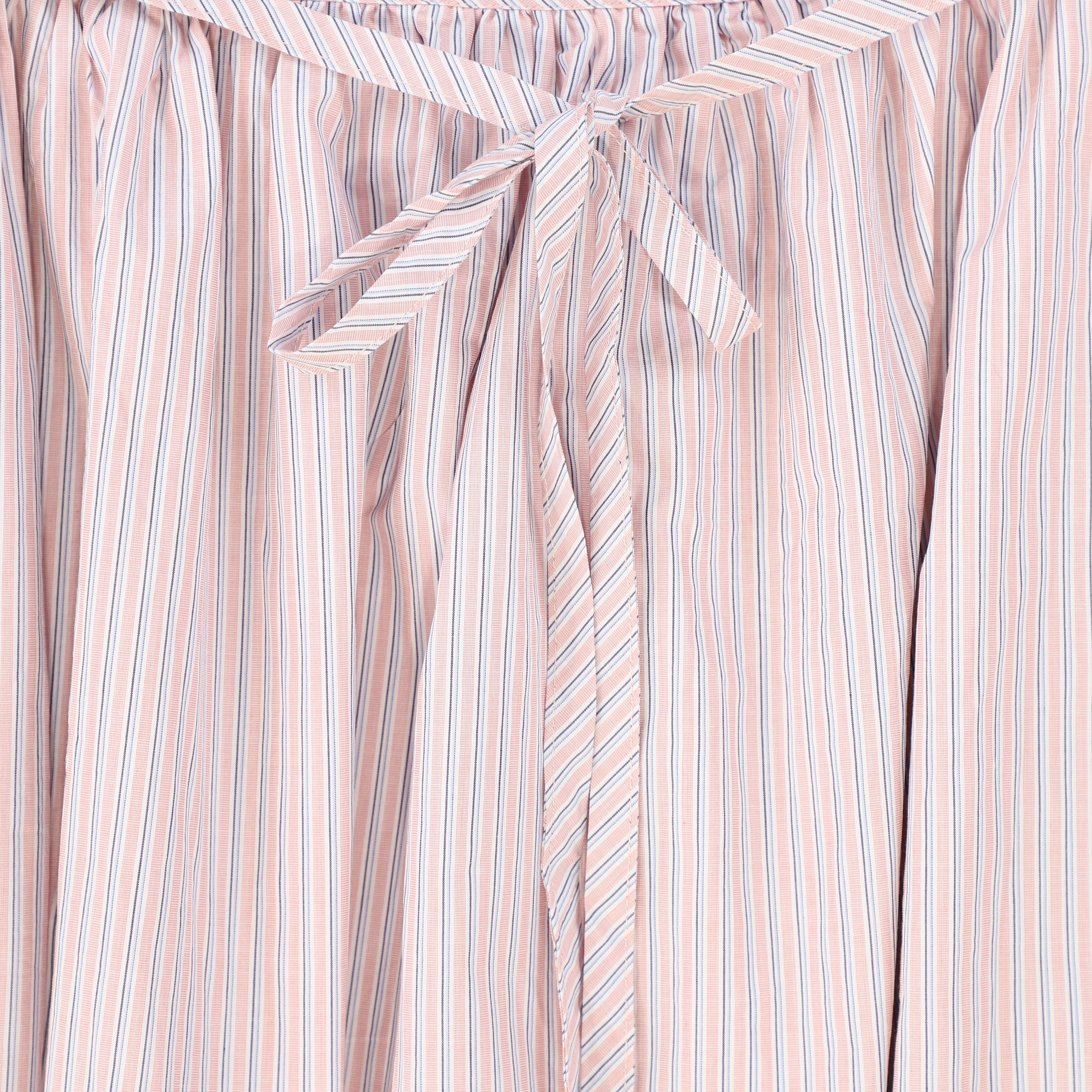 VALENTINA PINK STRIPED COTTON SKIRT [FINAL SALE] - Image 3