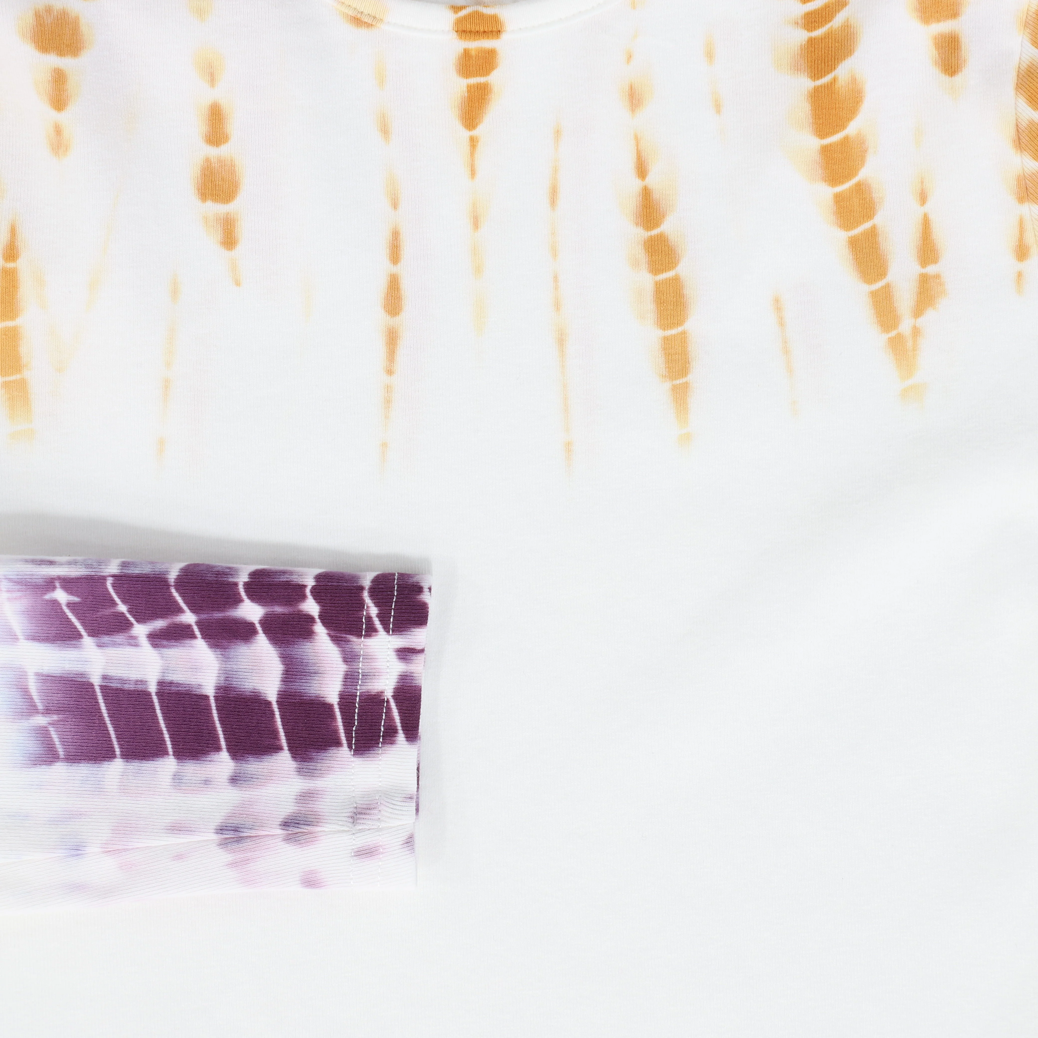 VALENTINA IVORY/PURPLE TIE DYE T-SHIRT [FINAL SALE] - Image 3