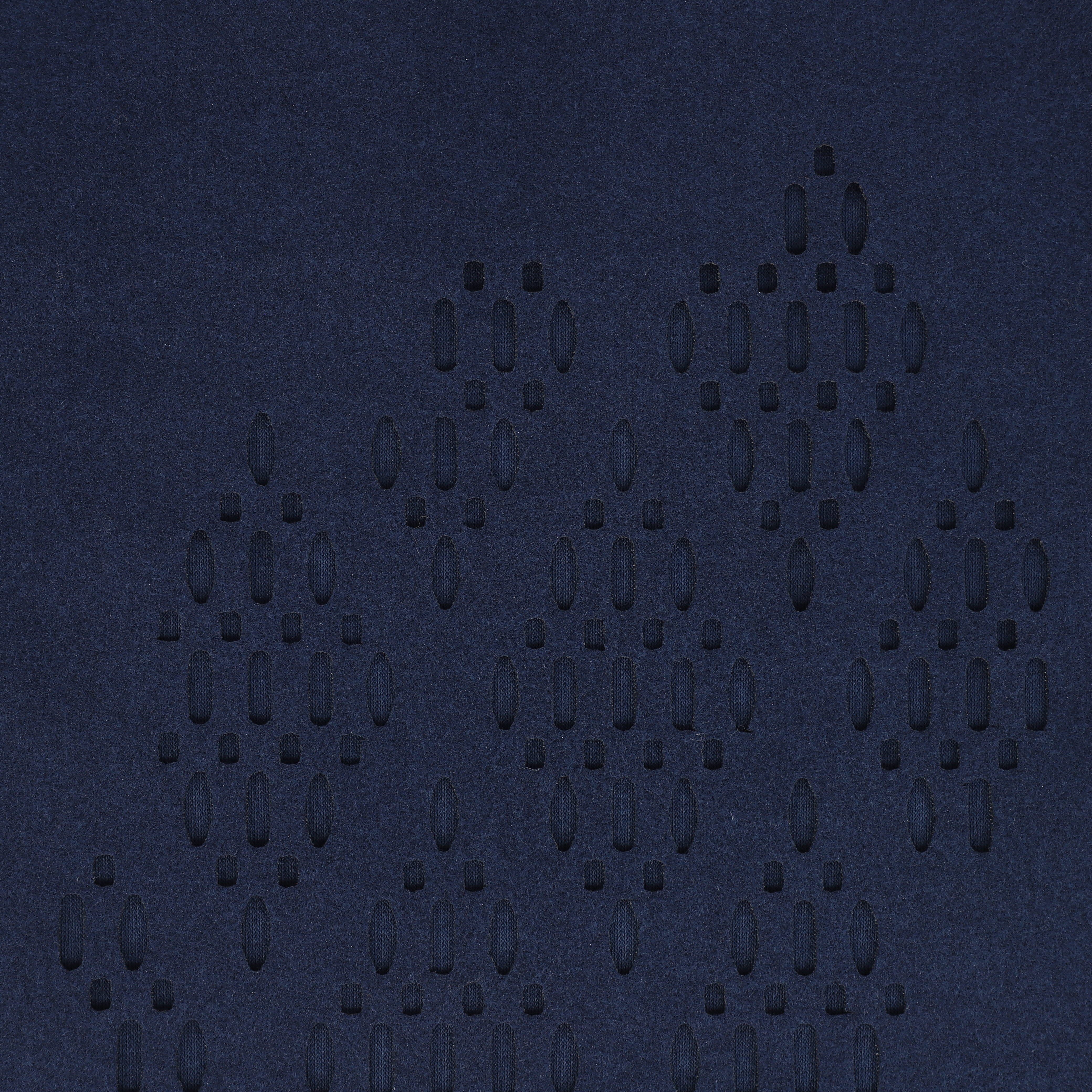 VENERA ARAPU NAVY WOOL DOTTED DESIGN VEST [FINAL SALE] - Image 3